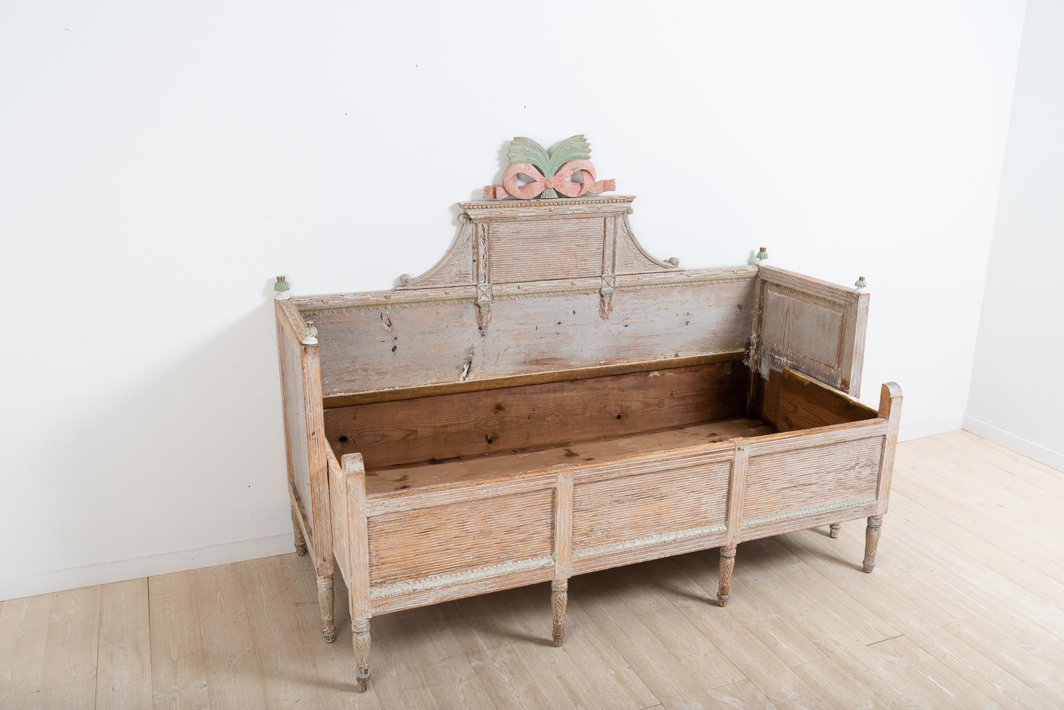 19th Century Northern Swedish Sofa by Johan Lust 1