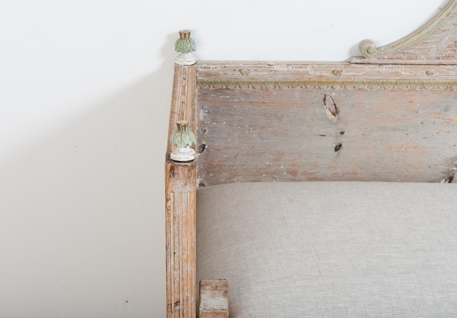 19th Century Northern Swedish Sofa by Johan Lust 3