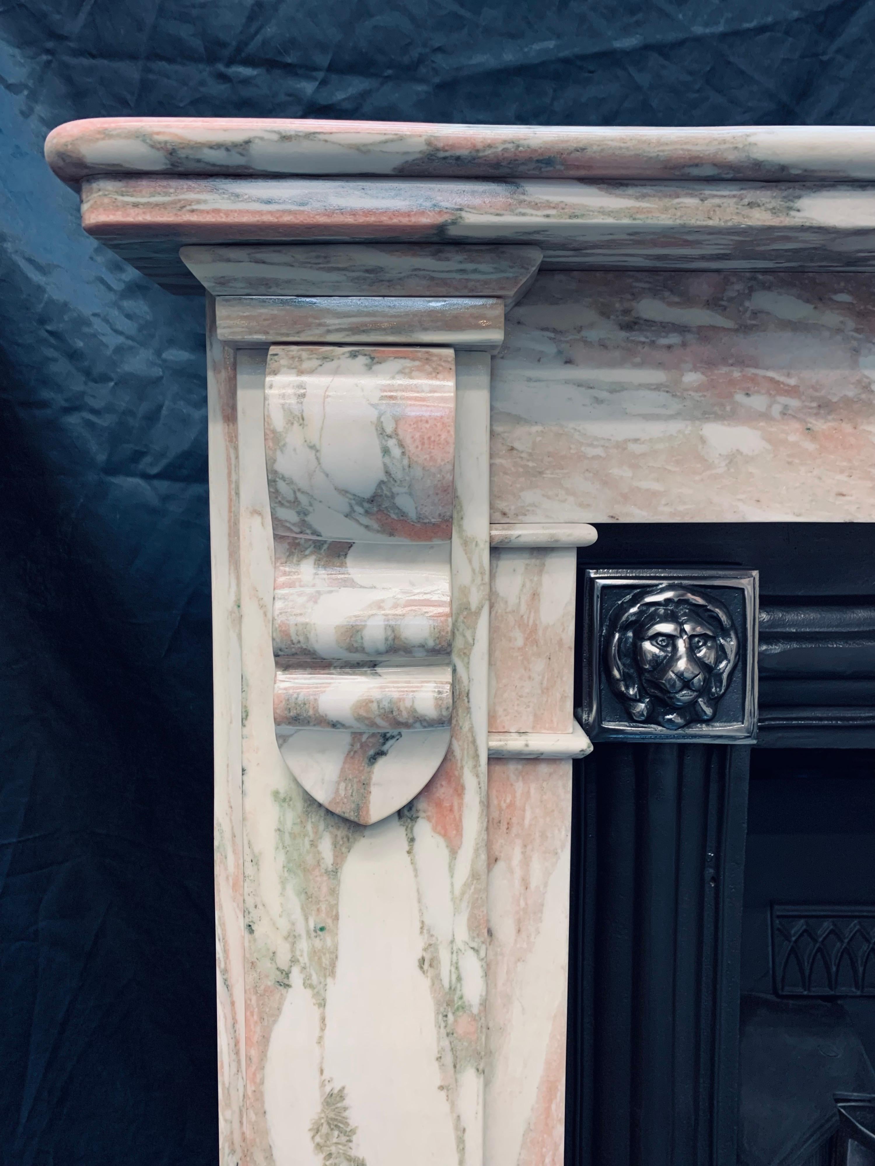 georgian marble fireplace