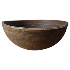 19th Century Norwegian Wooden Bowl
