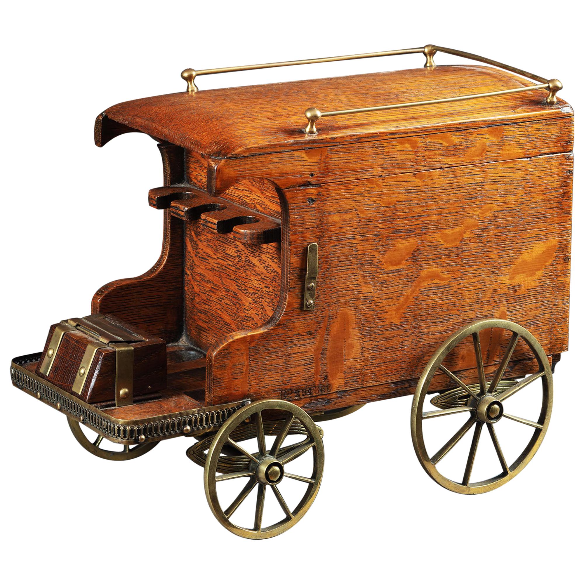 19th Century Novelty Smokers Companion Carriage For Sale