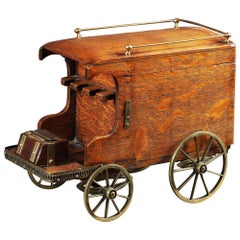Chariot de compagnie pour fumeurs fantaisie du XIXe siècle