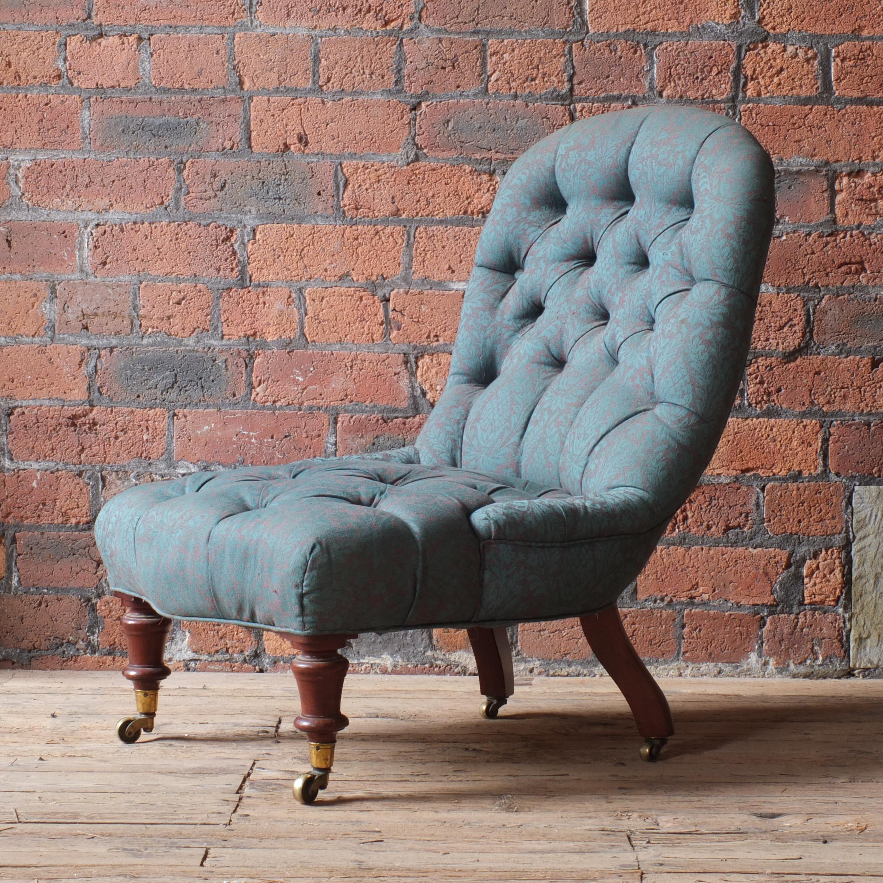 Victorian 19th century nursing chair J Kendell & co - Leeds For Sale