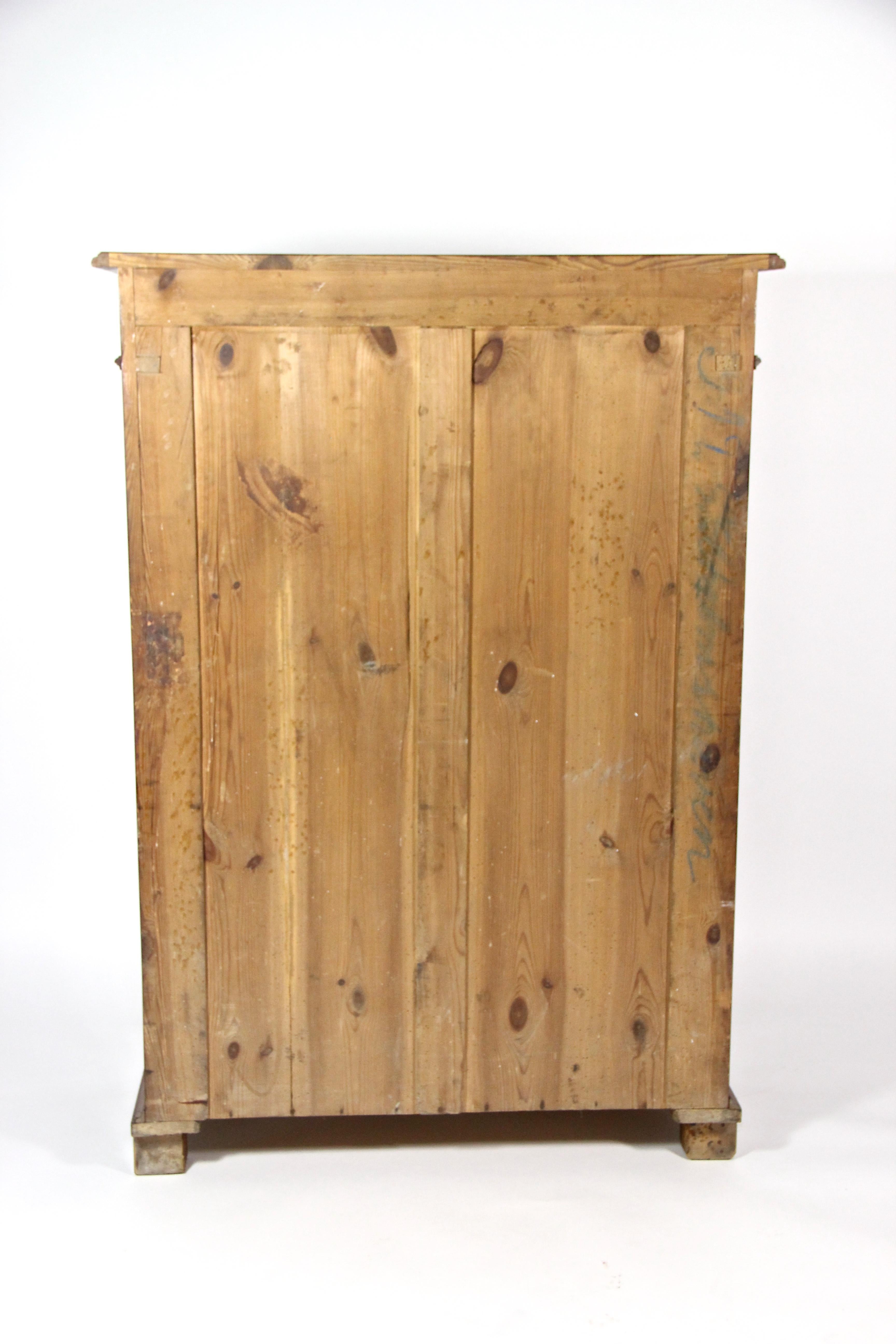 19th Century Nut Wood Cabinet/ Vertiko, Austria, circa 1890 For Sale 13
