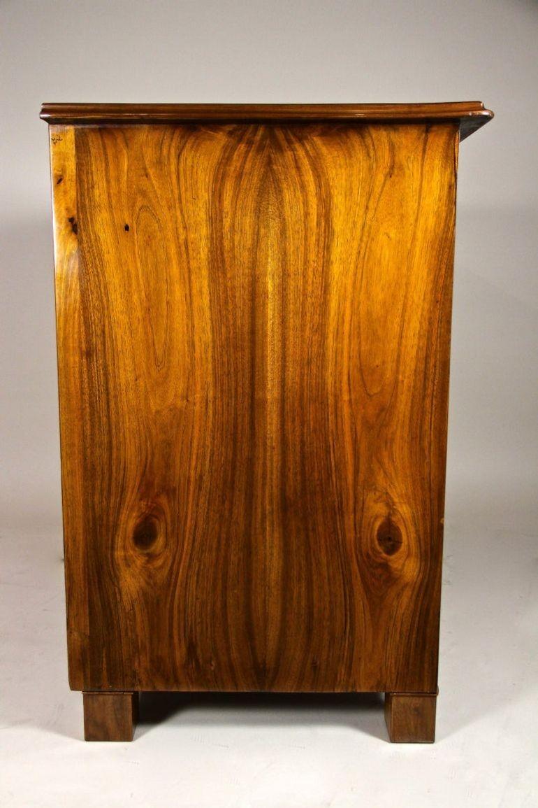 Cassettiera Biedermeier in legno di noce del XIX secolo, Austria, 1840 ca. in vendita 9