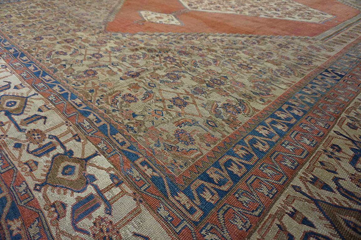 XIX secolo N.W. Tappeto persiano Bakshaiesh ( 15' x 18' - 457 x 548 ) in vendita 1