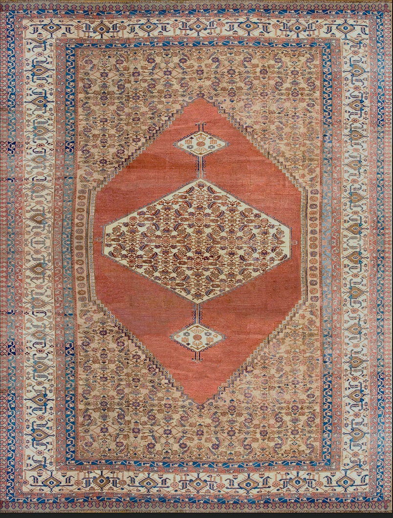19th Century N.W. Persian Bakshaiesh Carpet ( 15' x 18' - 457 x 548 ) For Sale