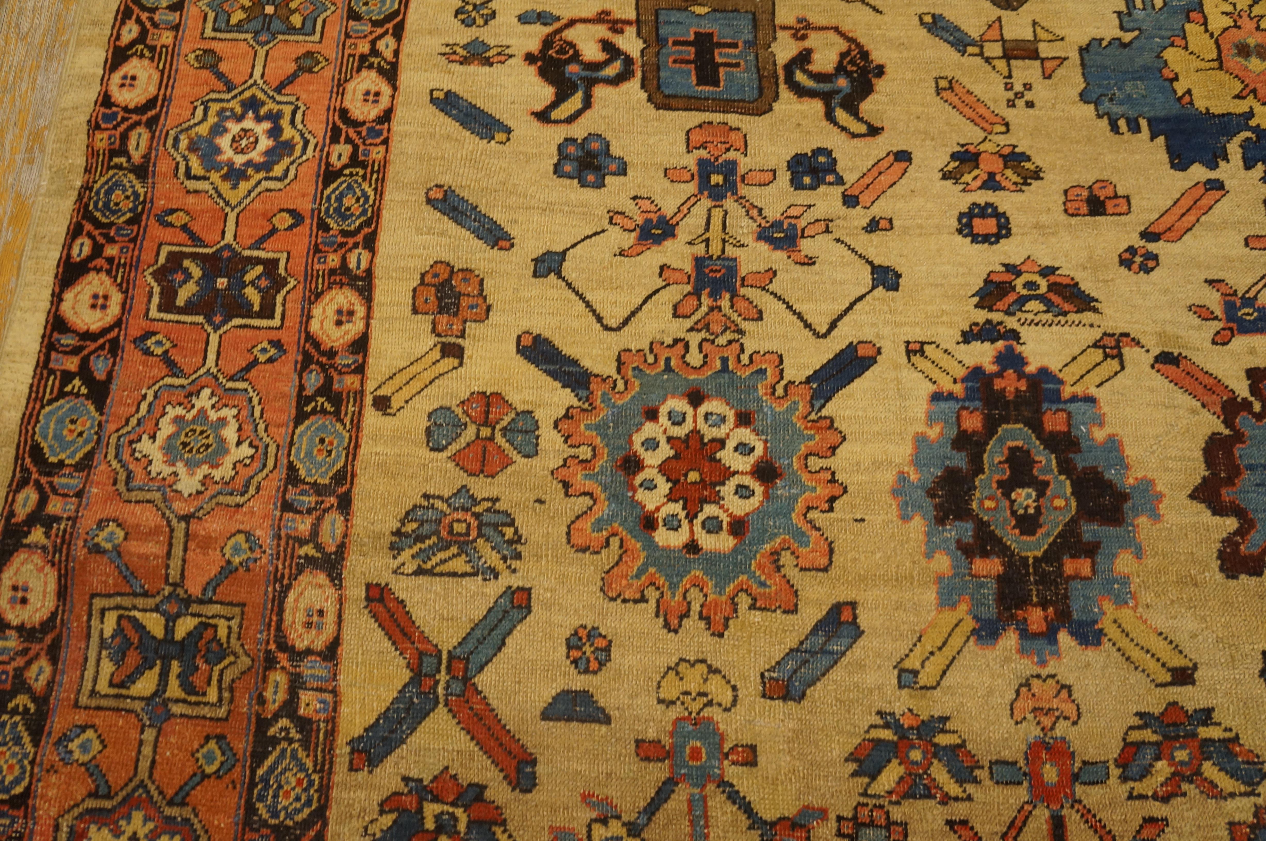 19th Century N.W. Persian Bakshaiesh Carpet ( 6'4'' x 10'8'' - 193 x 325 ) For Sale 8