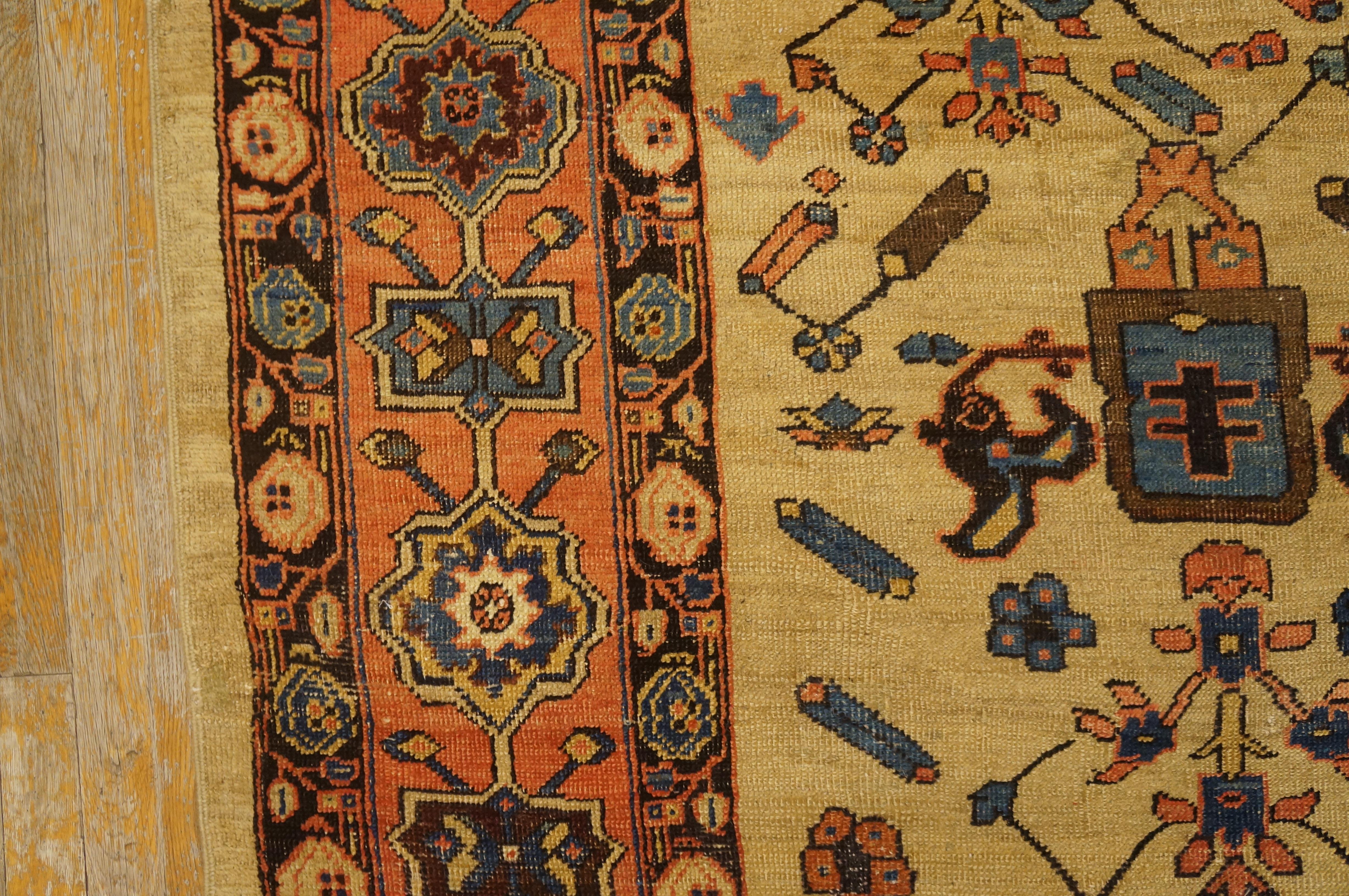 19th Century N.W. Persian Bakshaiesh Carpet ( 6'4'' x 10'8'' - 193 x 325 ) For Sale 9