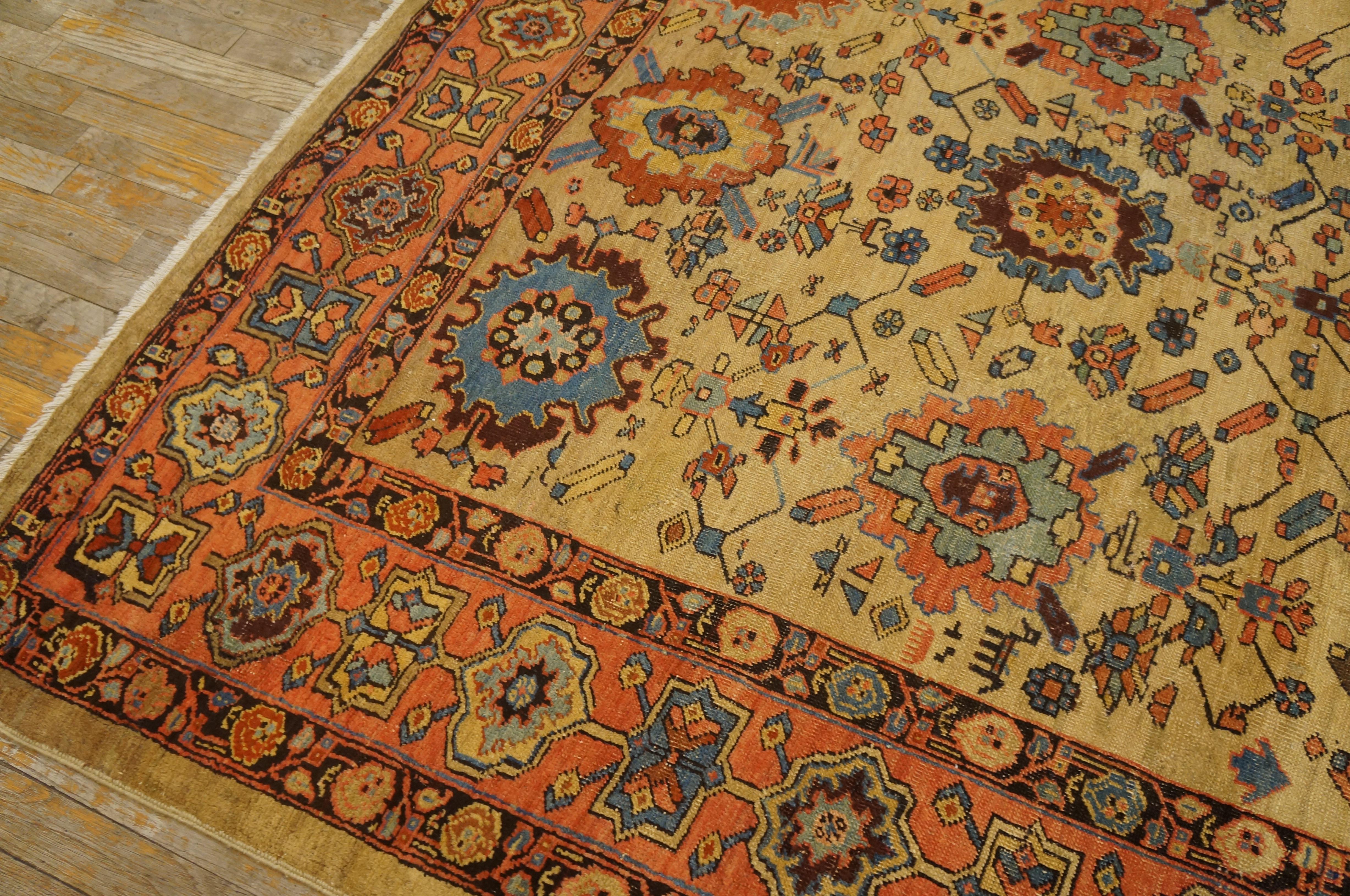 19th Century N.W. Persian Bakshaiesh Carpet ( 6'4'' x 10'8'' - 193 x 325 ) For Sale 10
