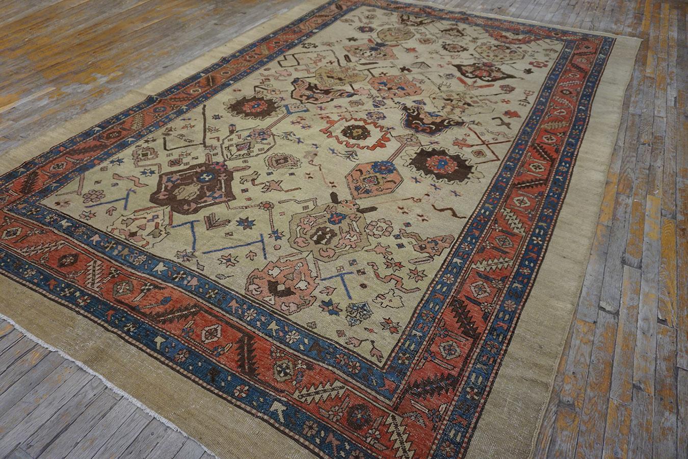 Late 19th Century 19th Century N.W. Persian Bakshaiesh Carpet ( 8' x 11'10