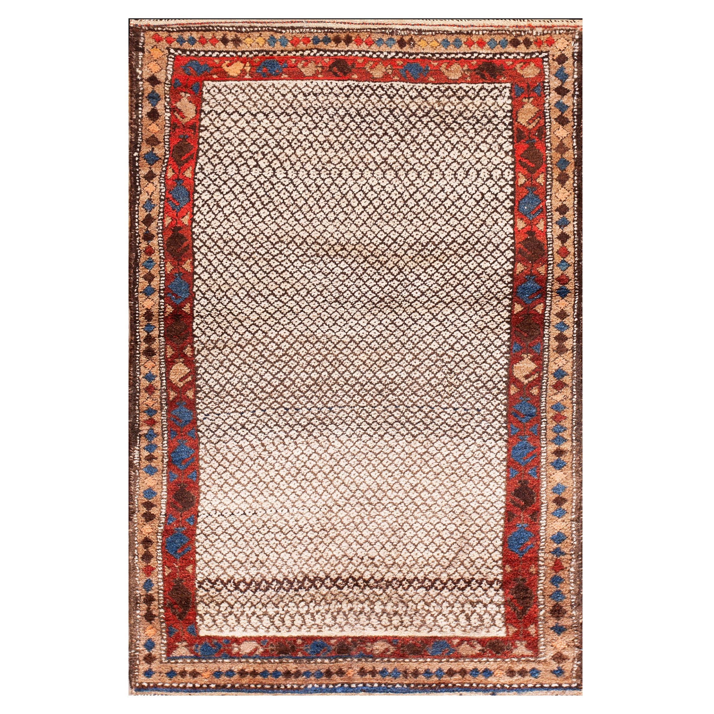 19th Century N.W. Persian Carpet  ( 3' 4" x 5' - 102 x 153 ) For Sale