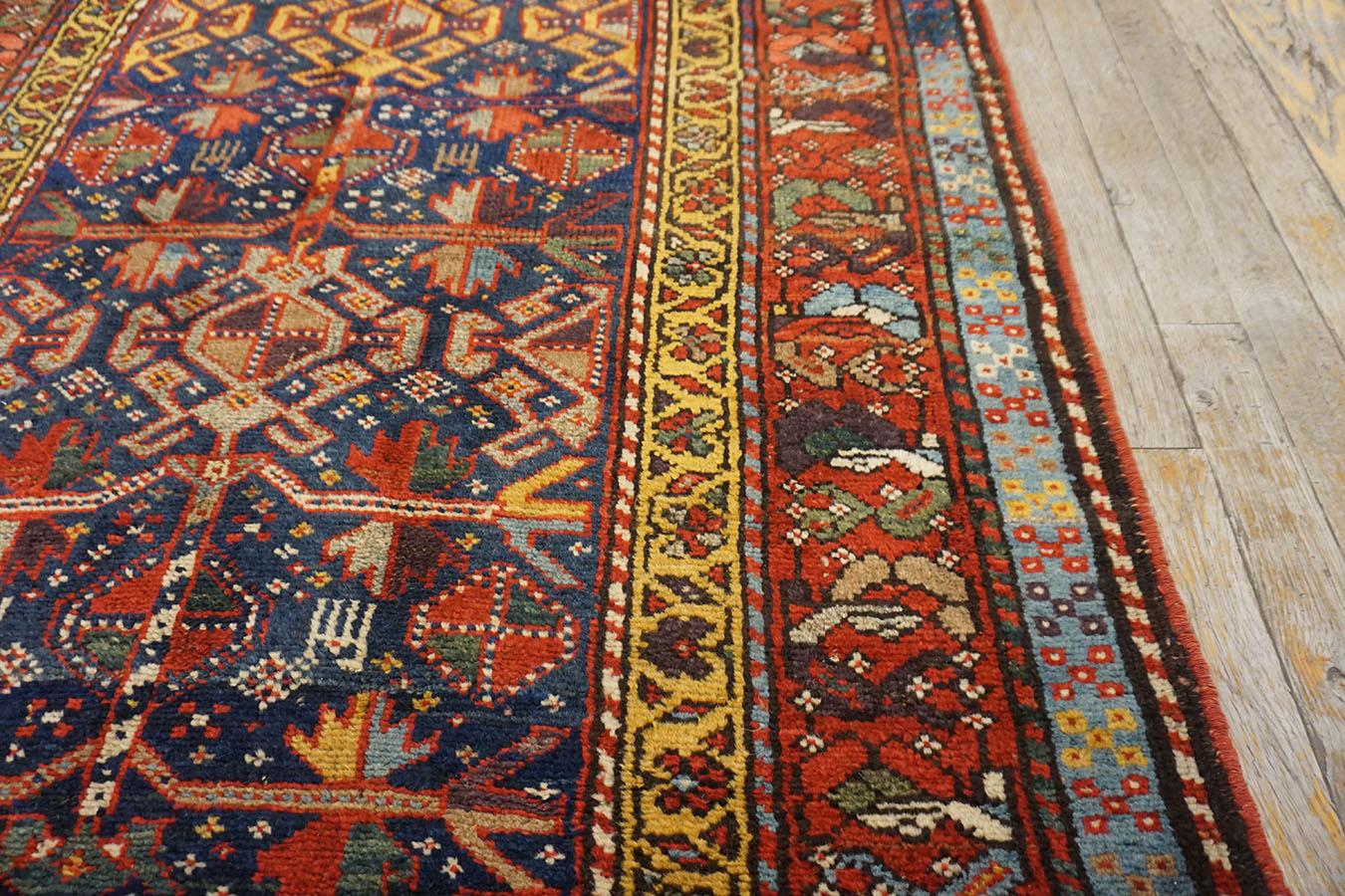 Wool 19th Century N.W. Persian Carpet ( 3'8