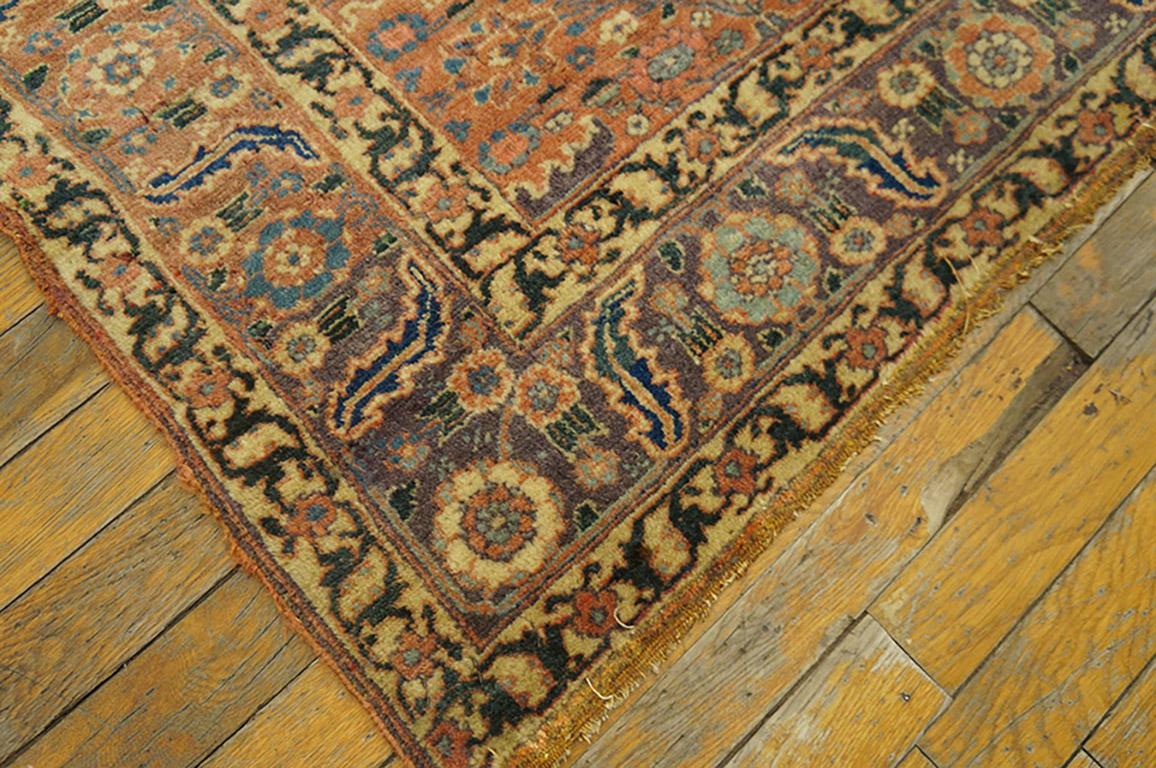 Hand-Knotted 19th Century N.W. Persian Carpet 4' 6