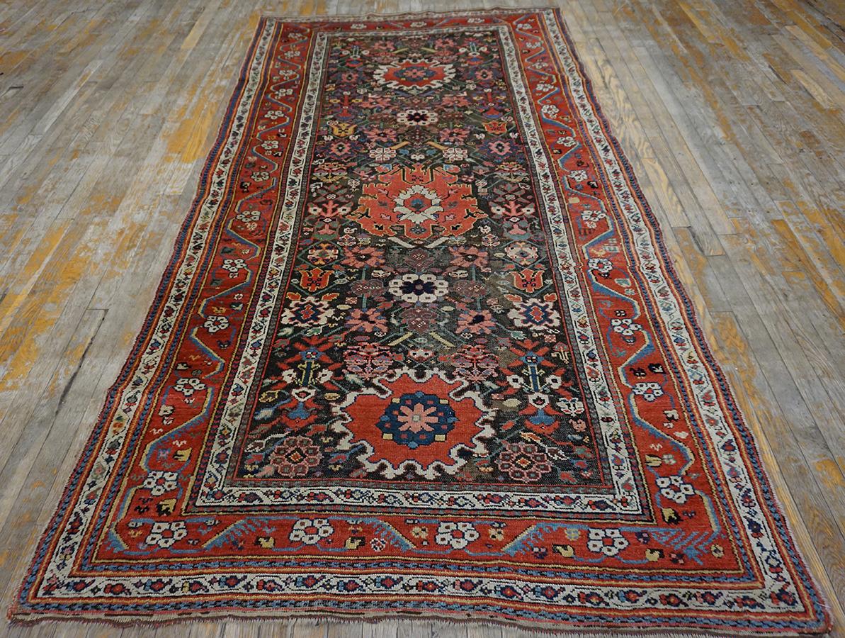 Hand-Knotted 19th Century N.W. Persian Carpet 4' 6'' x9' 1''  For Sale