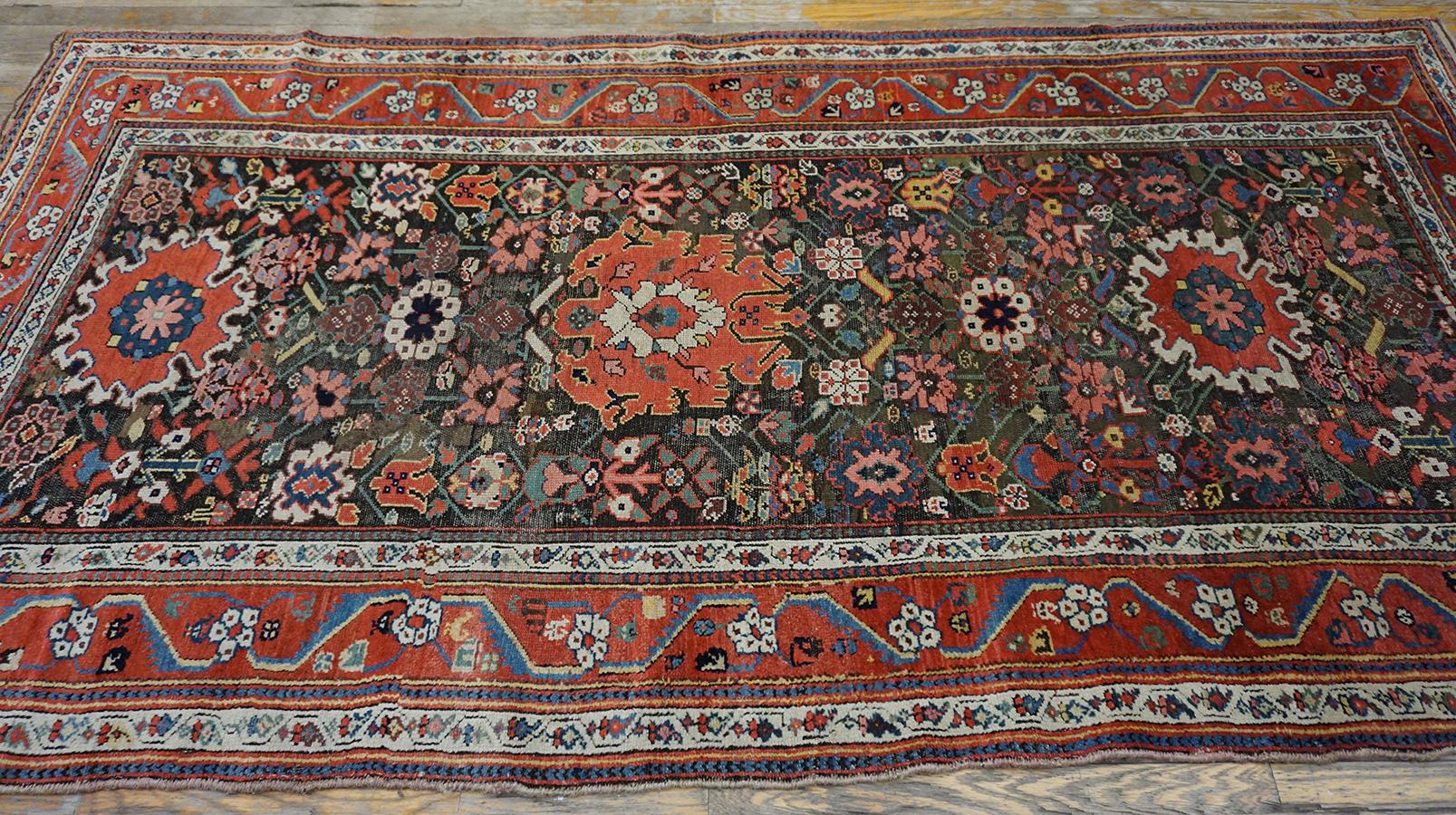 Late 19th Century 19th Century N.W. Persian Carpet 4' 6'' x9' 1''  For Sale