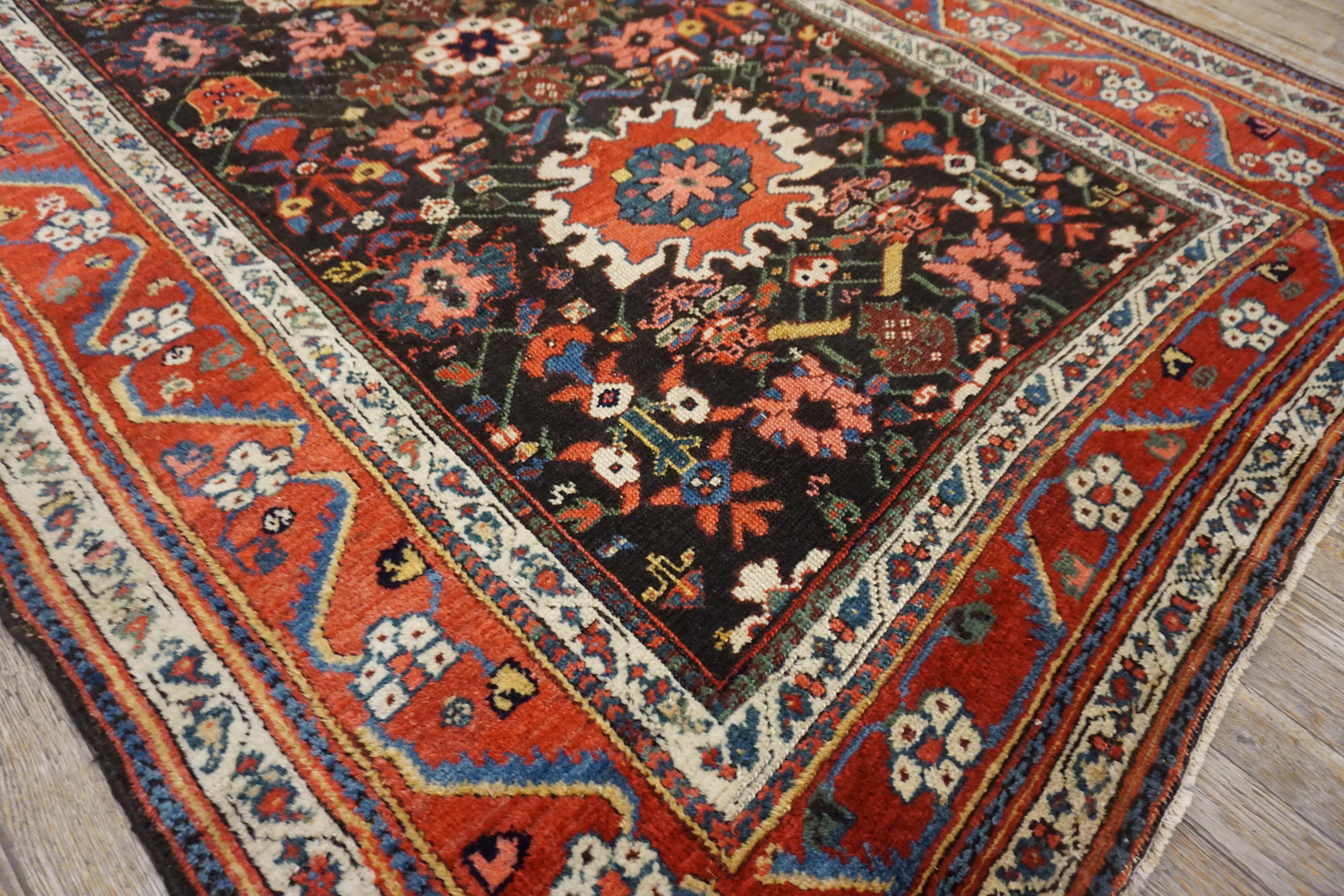 Siglo XIX N.O. Alfombra Persa ( 4'6'' x 9'1'' - 137 x 279 ) en venta 10