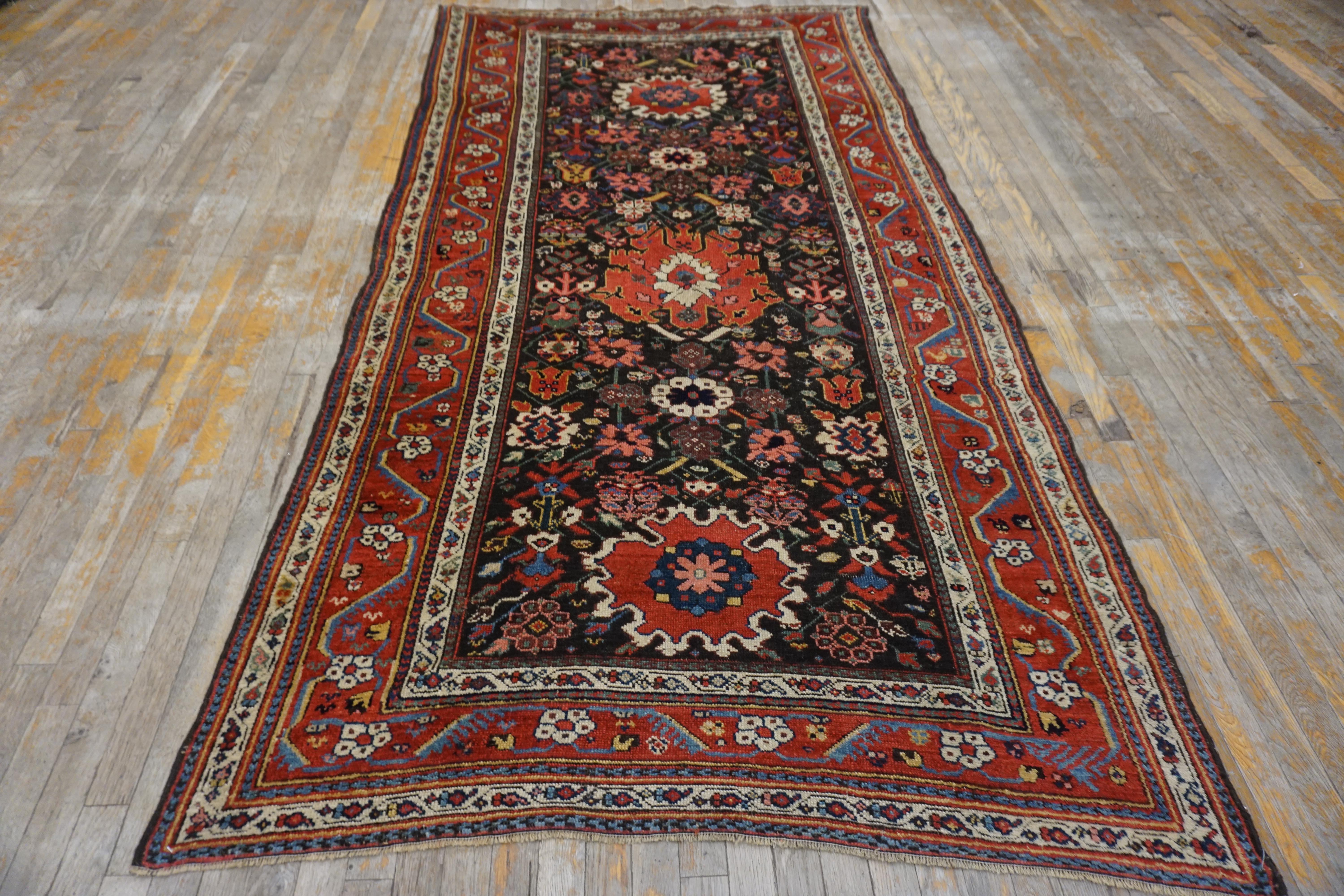 Siglo XIX N.O. Alfombra Persa ( 4'6'' x 9'1'' - 137 x 279 ) Anudado a mano en venta