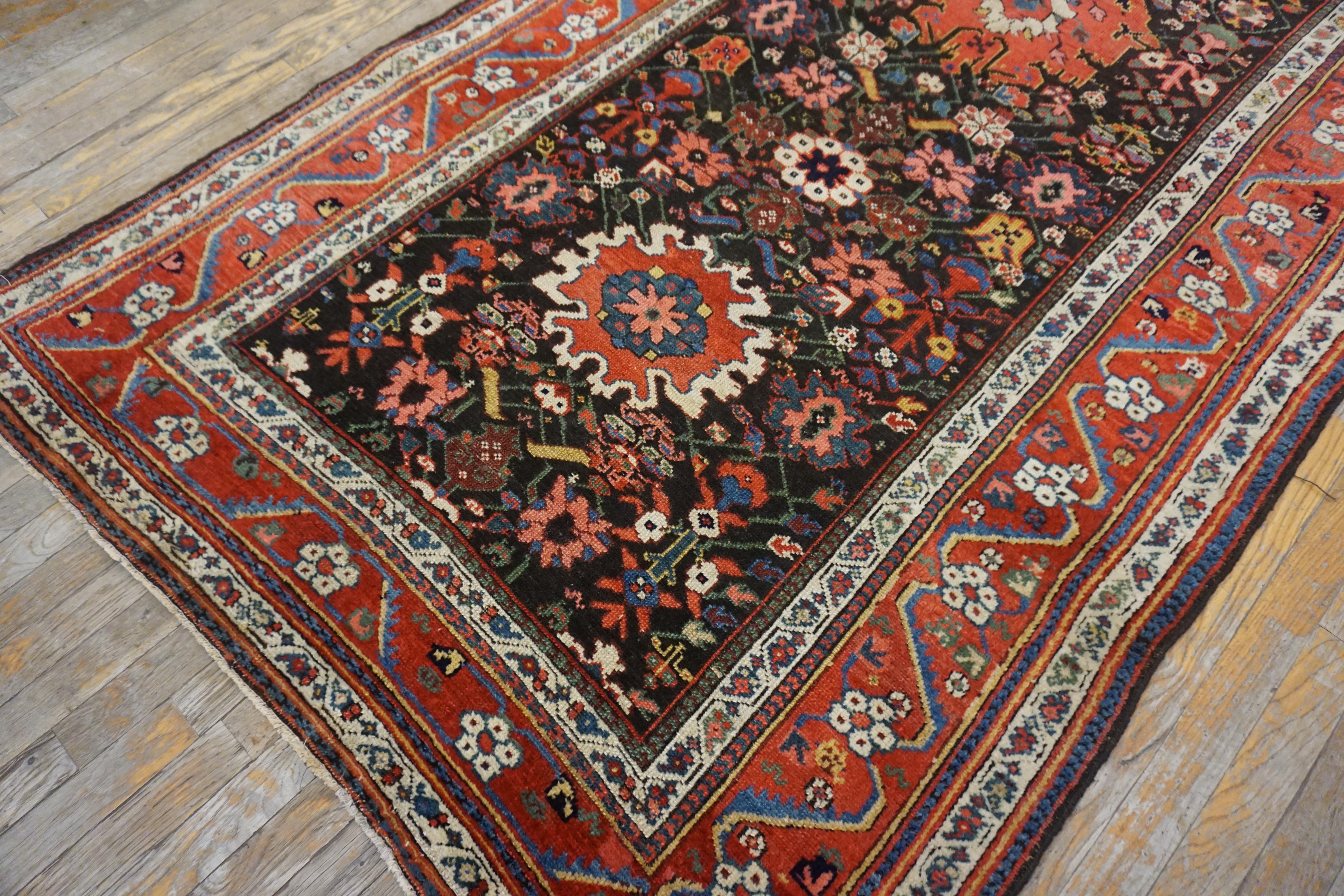 Siglo XIX N.O. Alfombra Persa ( 4'6'' x 9'1'' - 137 x 279 ) Lana en venta