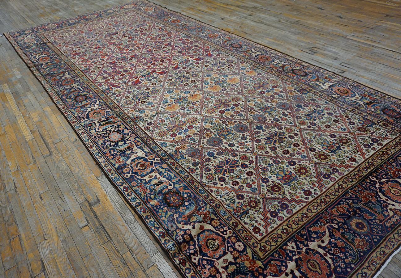 19th Century N.W. Persian Garden Design Gallery Carpet (7'6