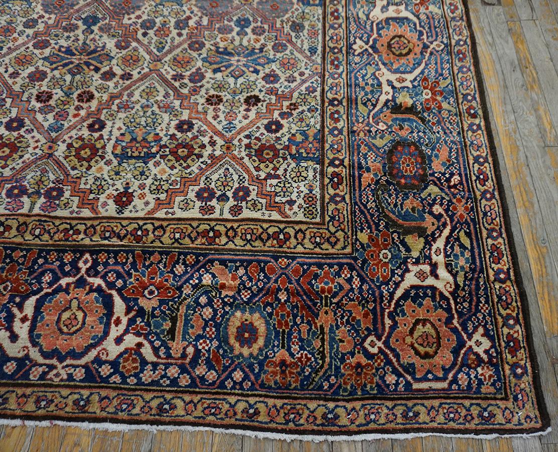 19th Century N.W. Persian Garden Design Gallery Carpet (7'6