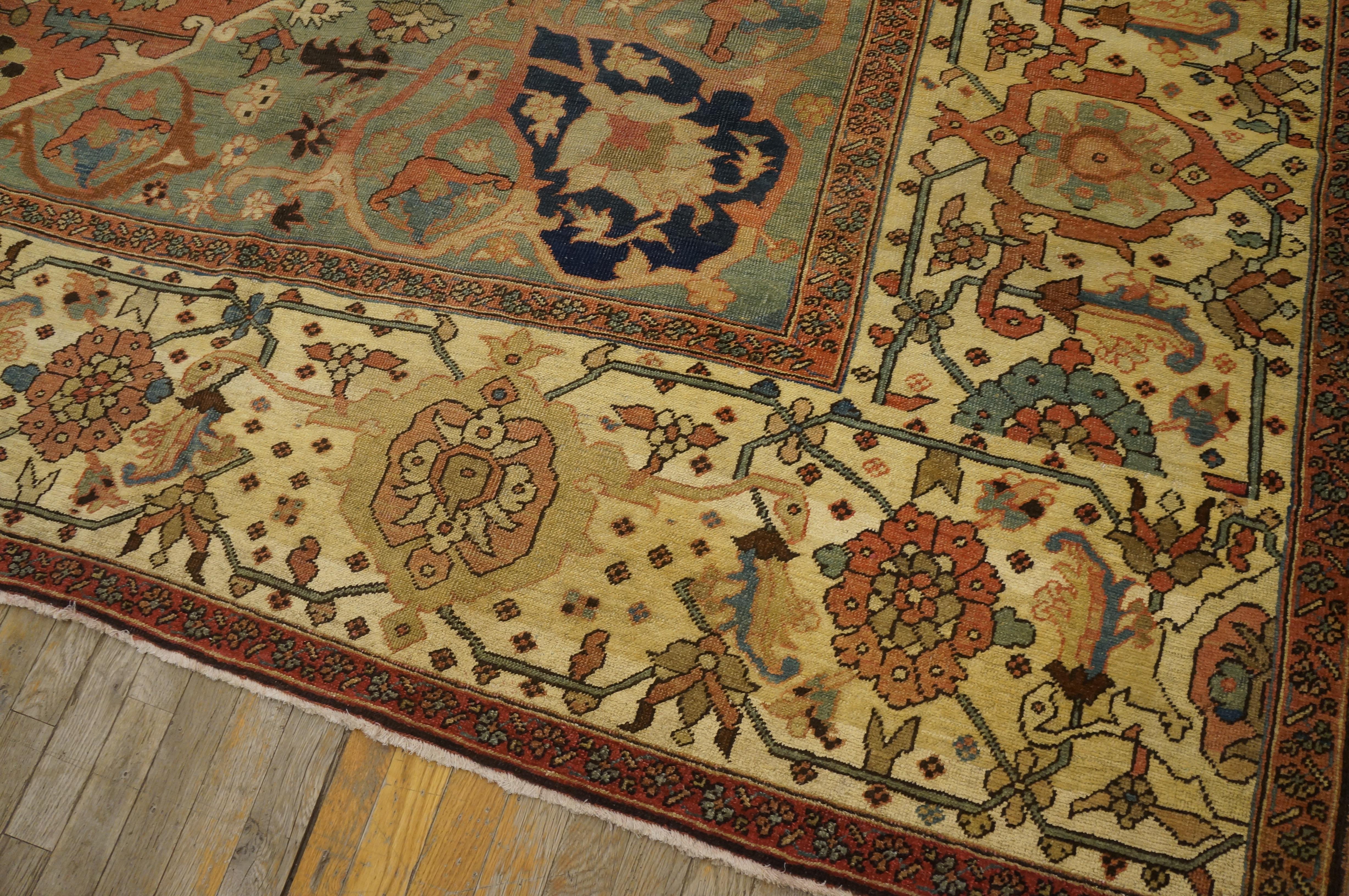 19th Century N.W. Persian Serapi Carpet ( 116