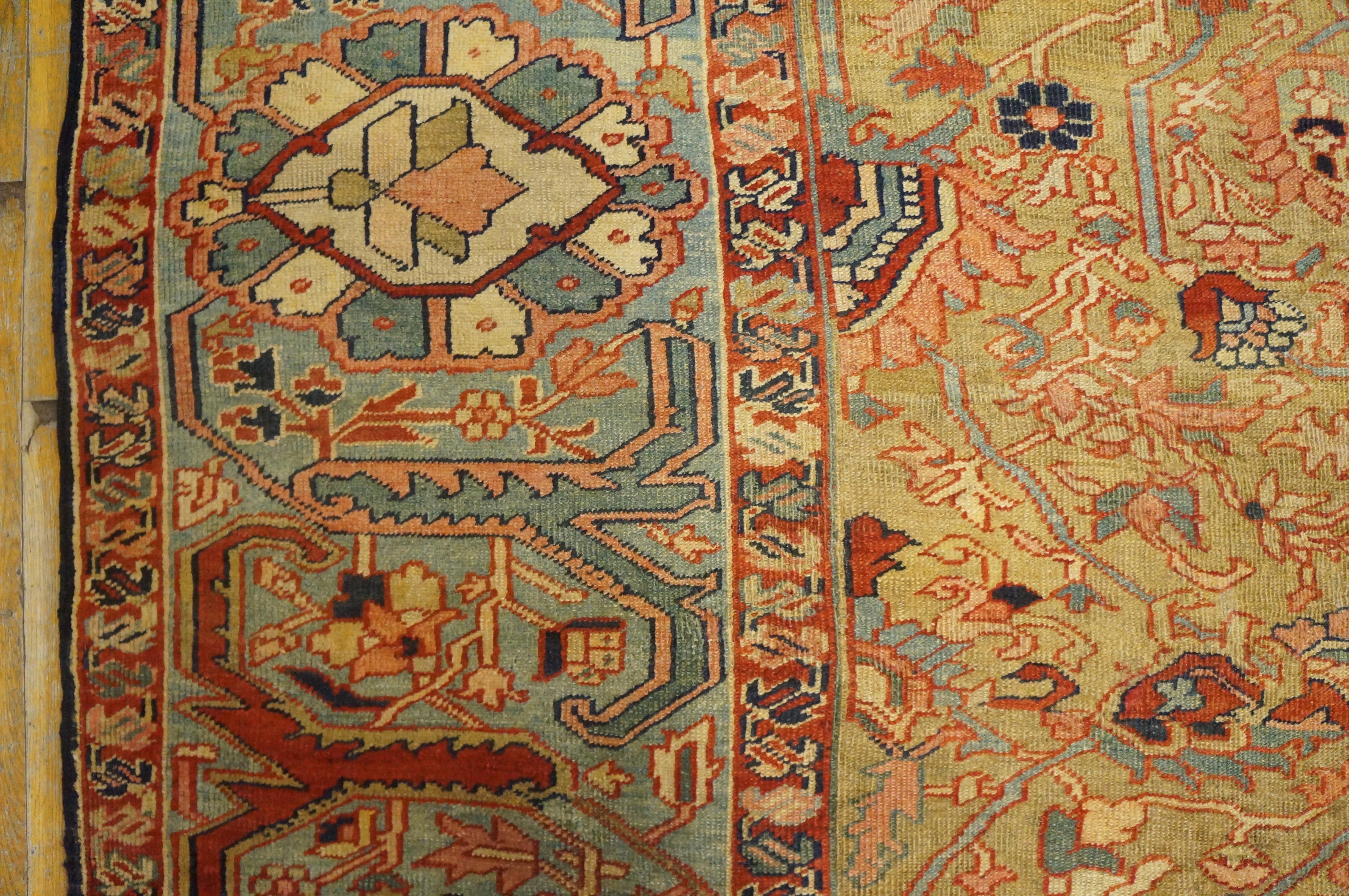 19th Century N.W. Persian Serapi Carpet ( 14'8