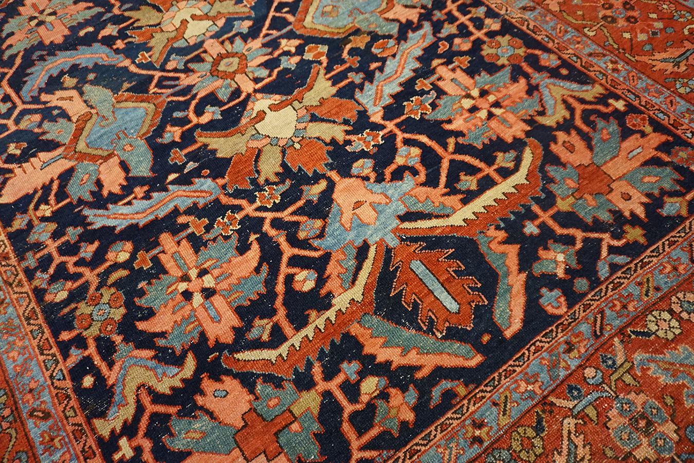 19th Century N.W. Persian Serapi Carpet ( 9' x 11'6