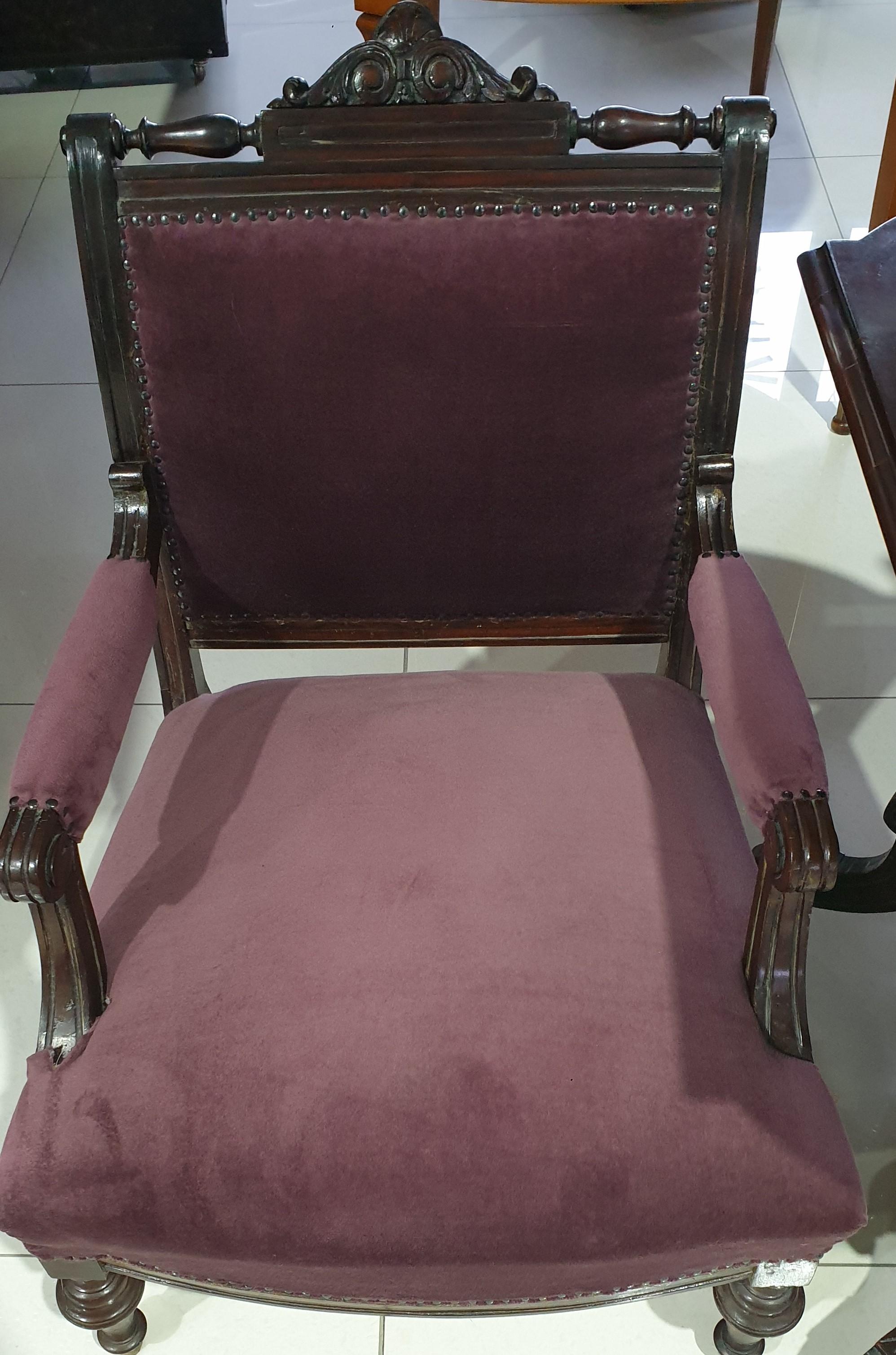 Other 19th Century o-nemet garnitura , 2 fotel + asztal For Sale