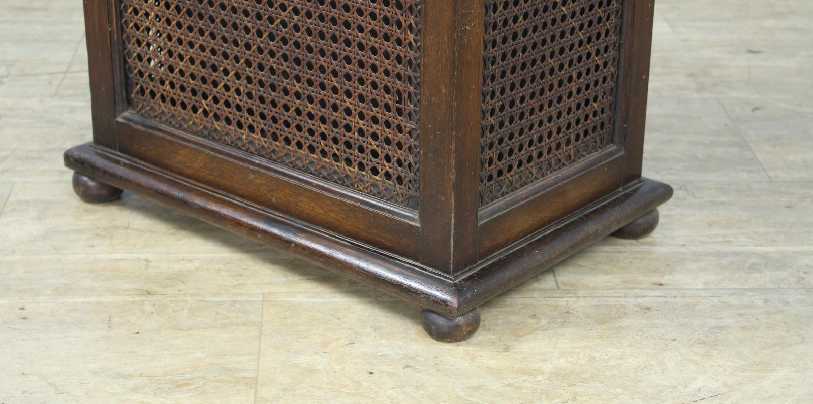 19th Century Oak and Cane Stick or Umbrella Stand For Sale 1