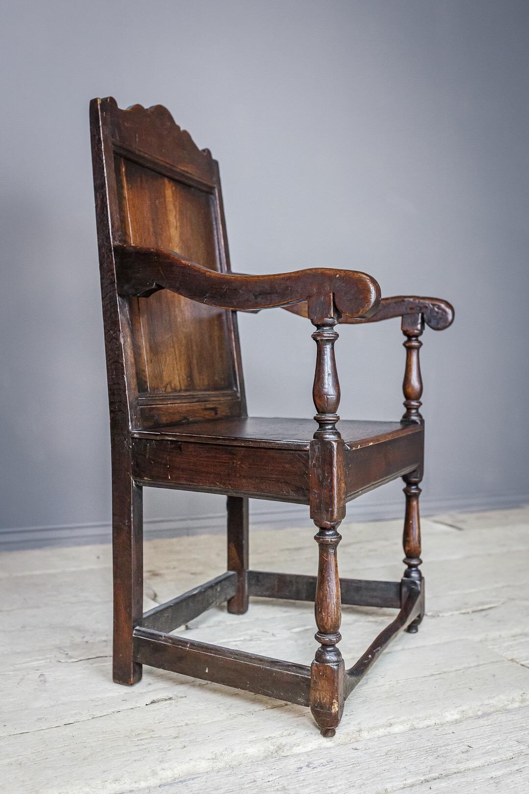 19th Century Oak Armchair 5