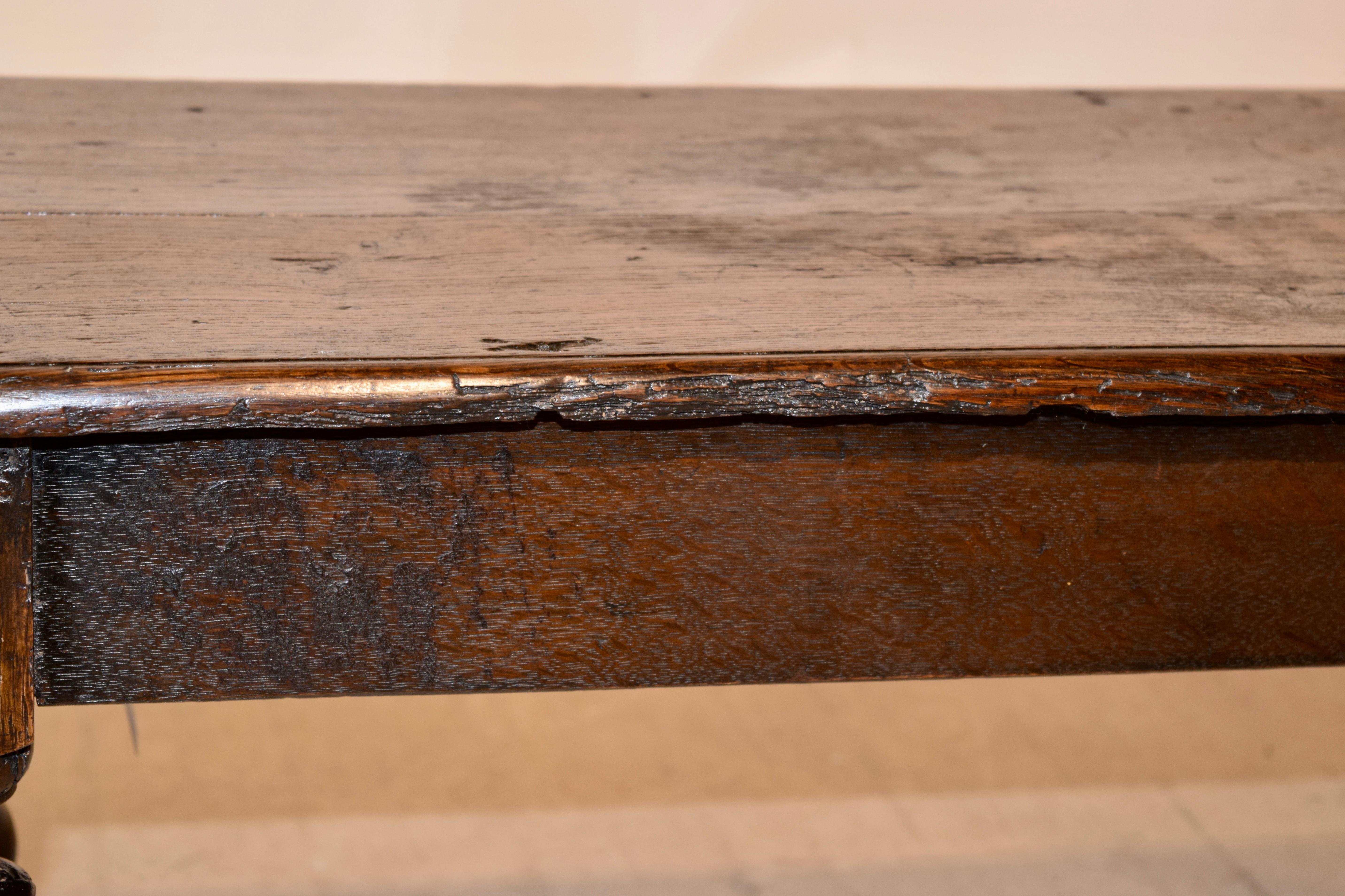 19th Century Oak Bench 3