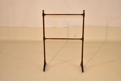 19th Century Oak Blanket or Quilt Rack
