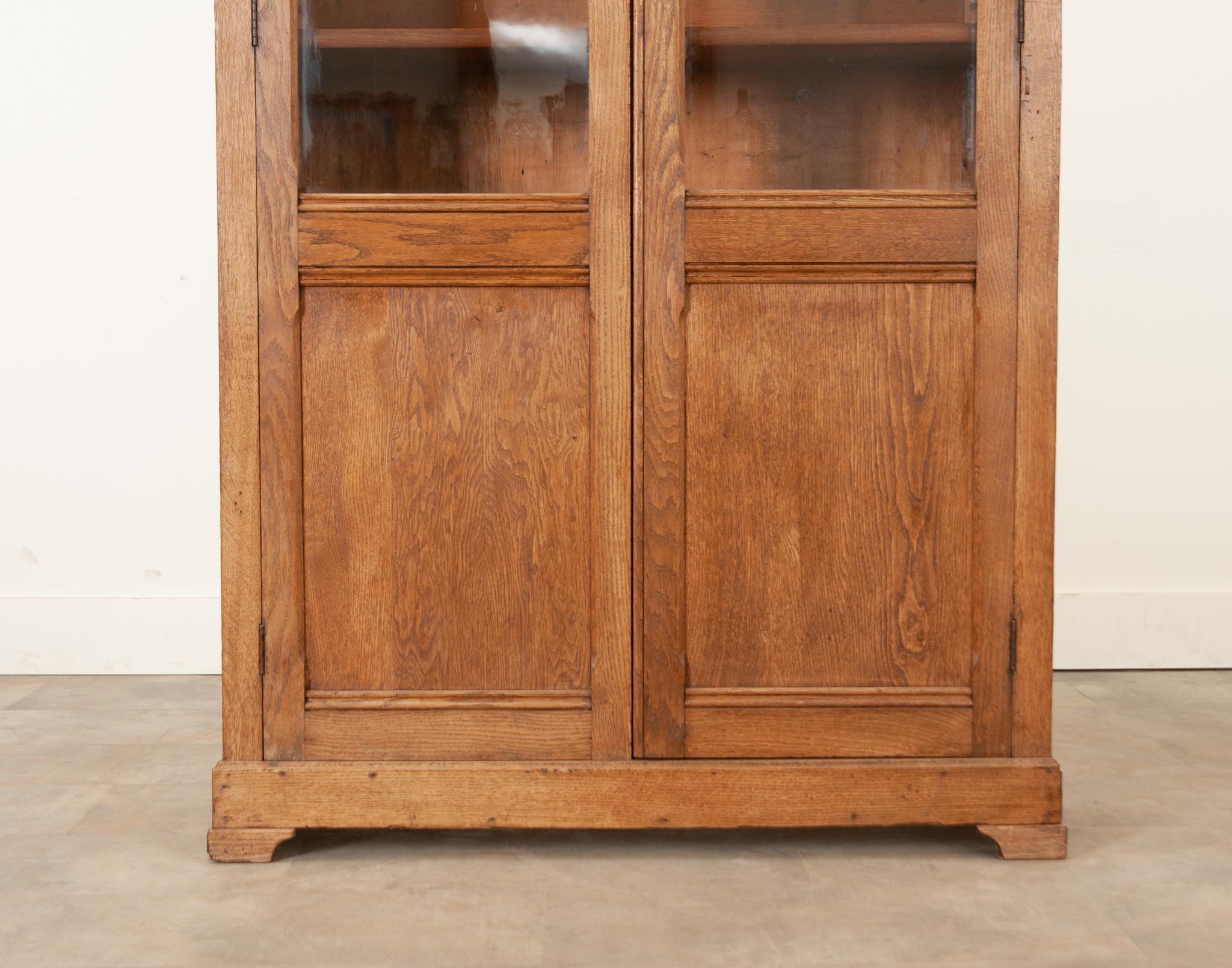French 19th Century Oak Bookcase