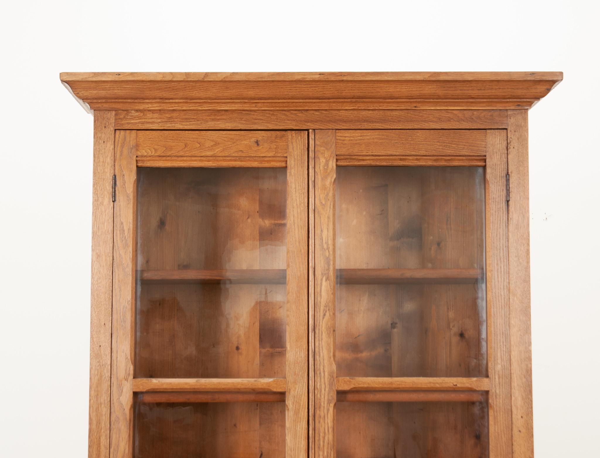 Hand-Crafted 19th Century Oak Bookcase