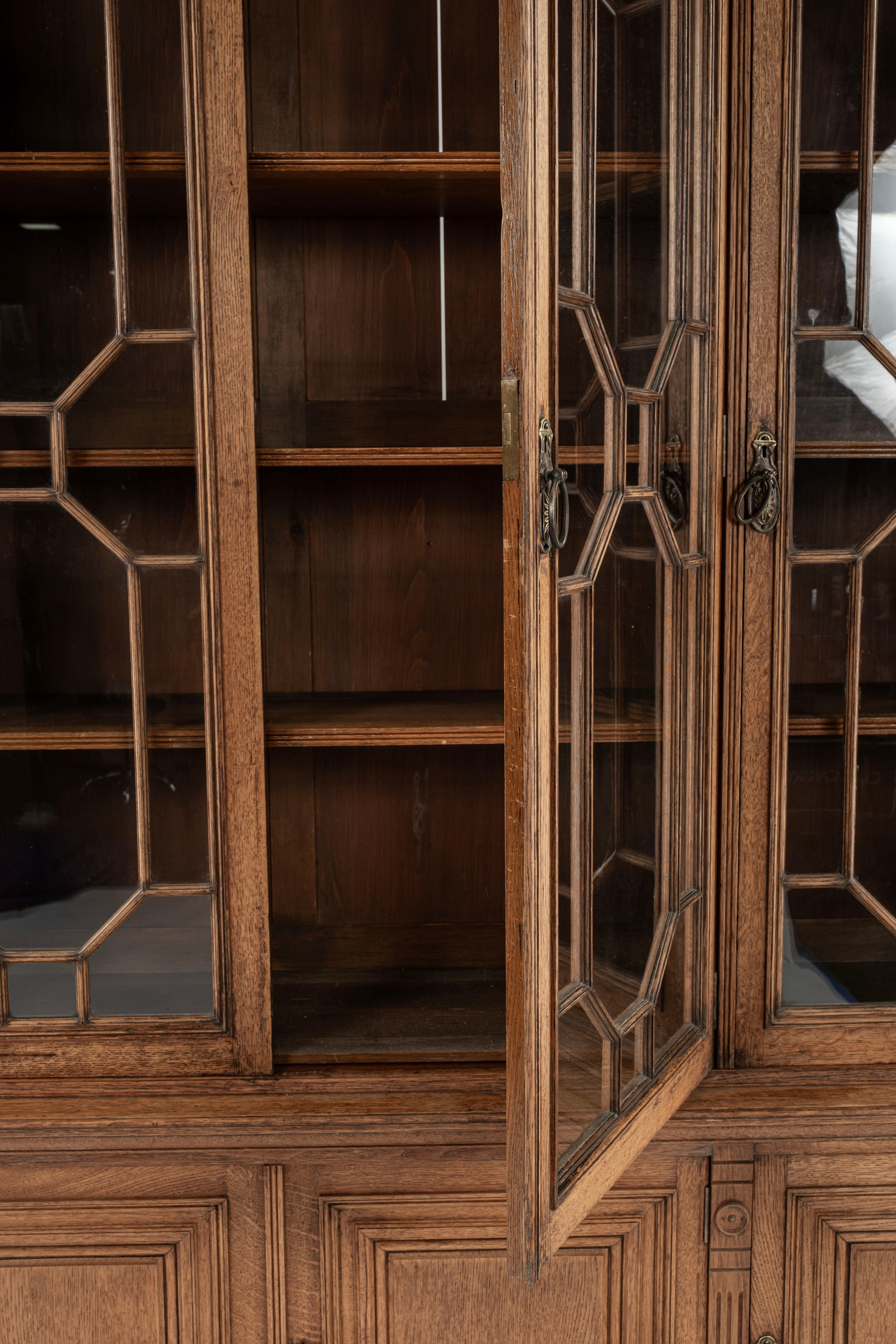 Quercia Libreria in Oak del XIX secolo in vendita