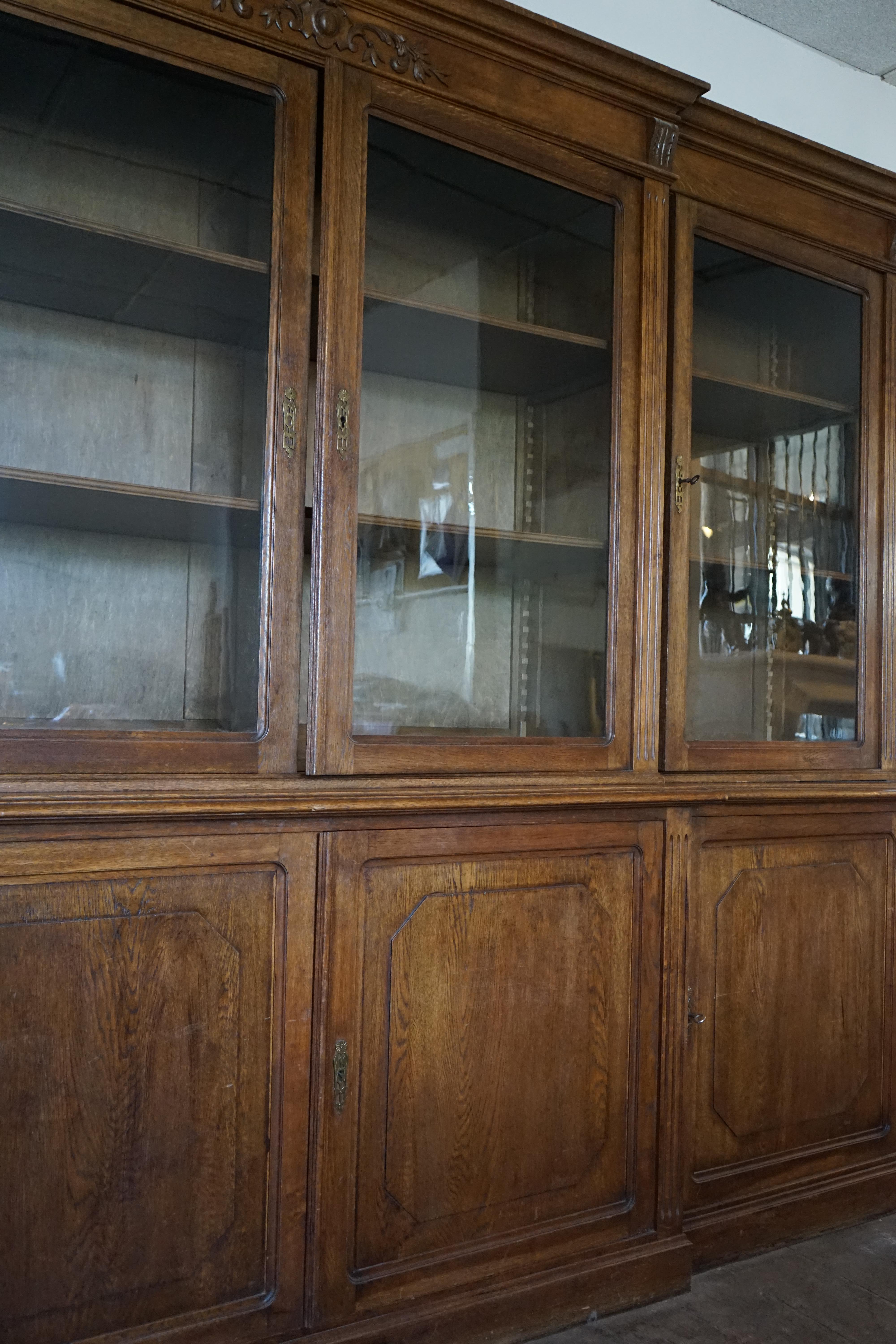 Late 19th Century 19th Century Oak Bookcase