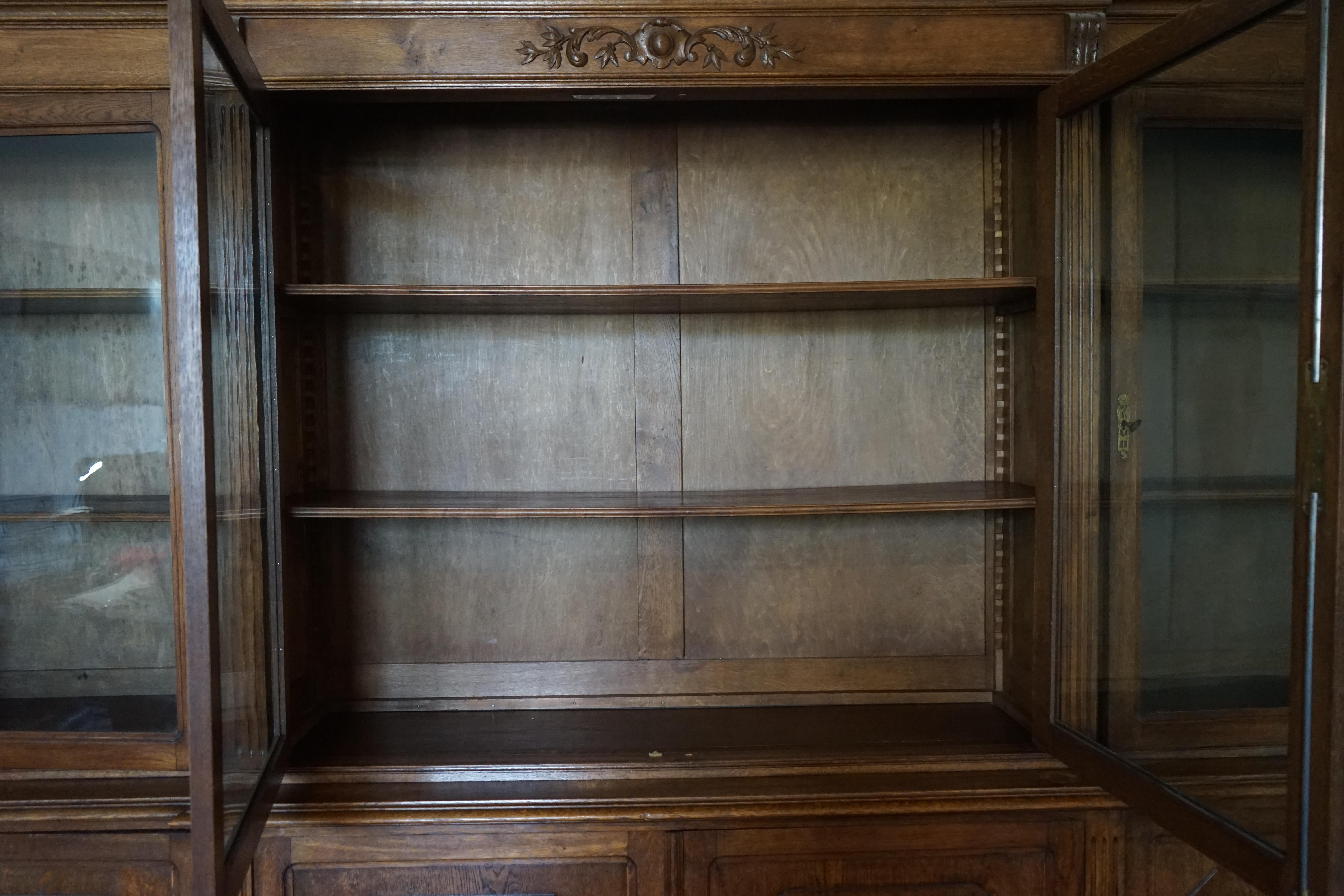 19th Century Oak Bookcase 1