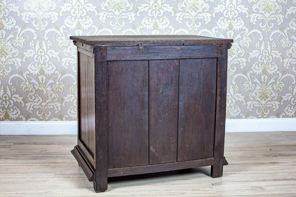 19th Century Oak Cabinet 1