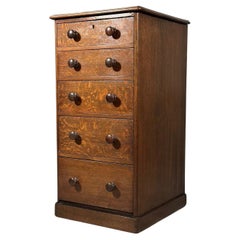 Antique 19th Century Oak Chest Of Drawers