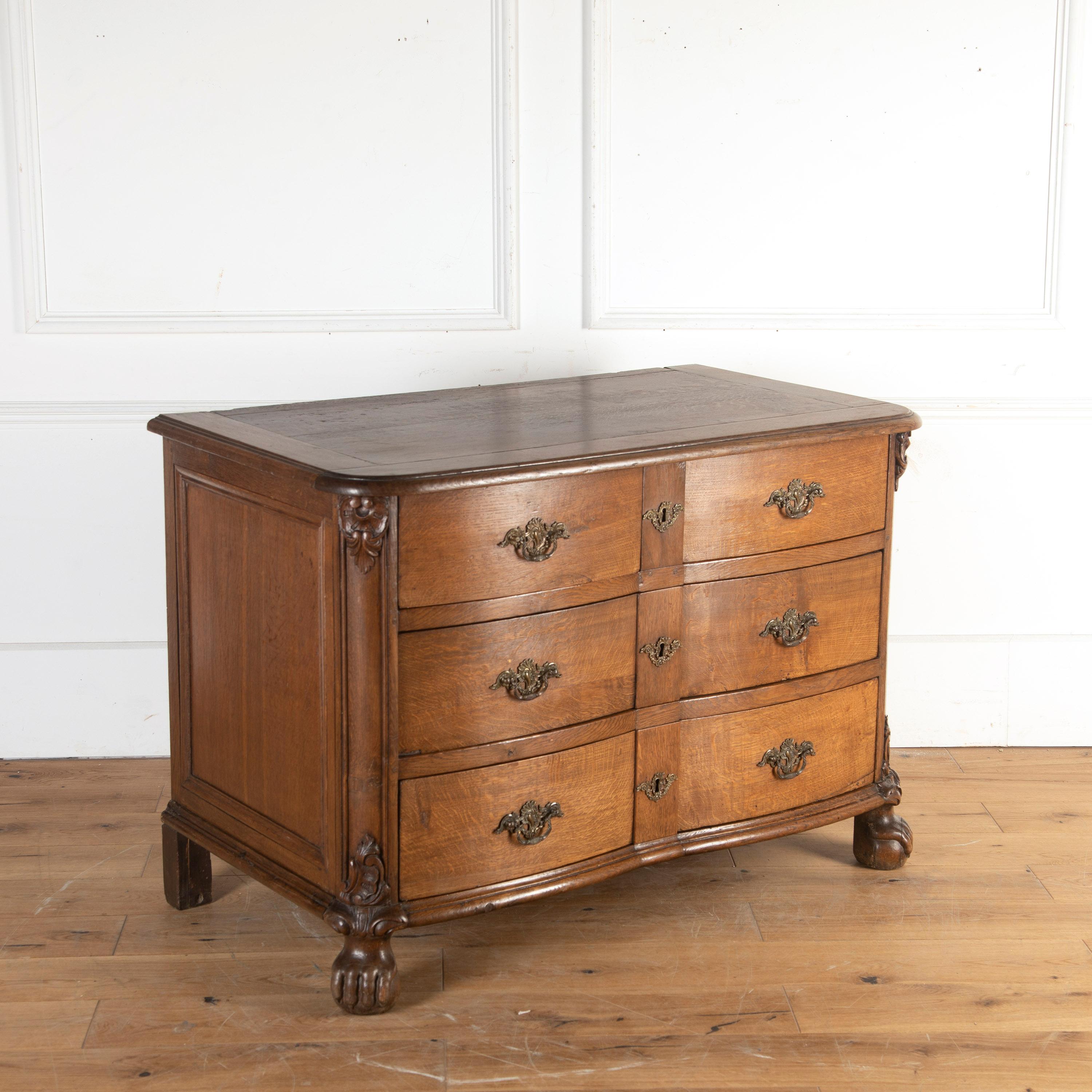 19th Century Oak Commode For Sale 5