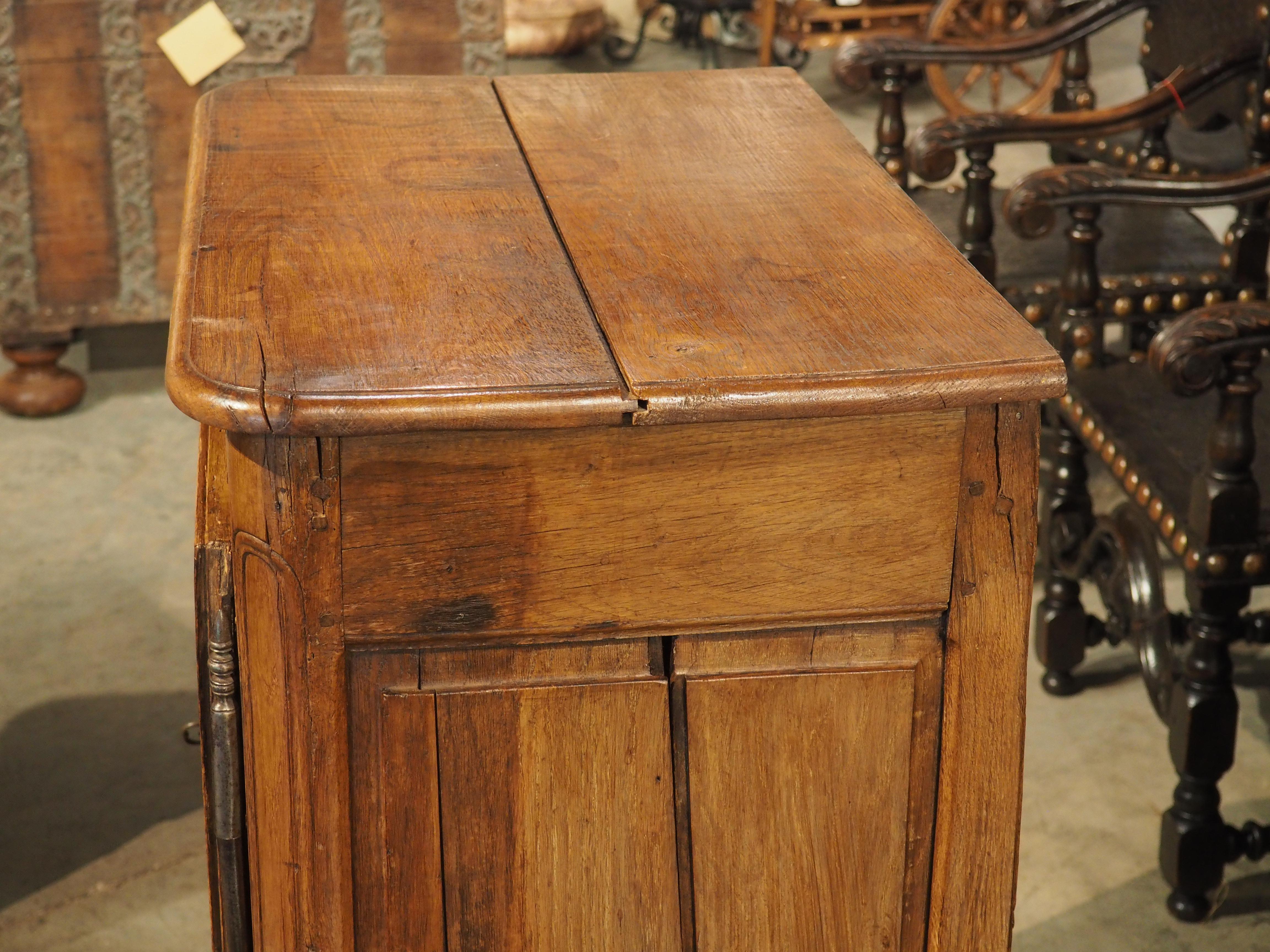 19th Century Oak Confiturier Cabinet from Normandy, France For Sale 5