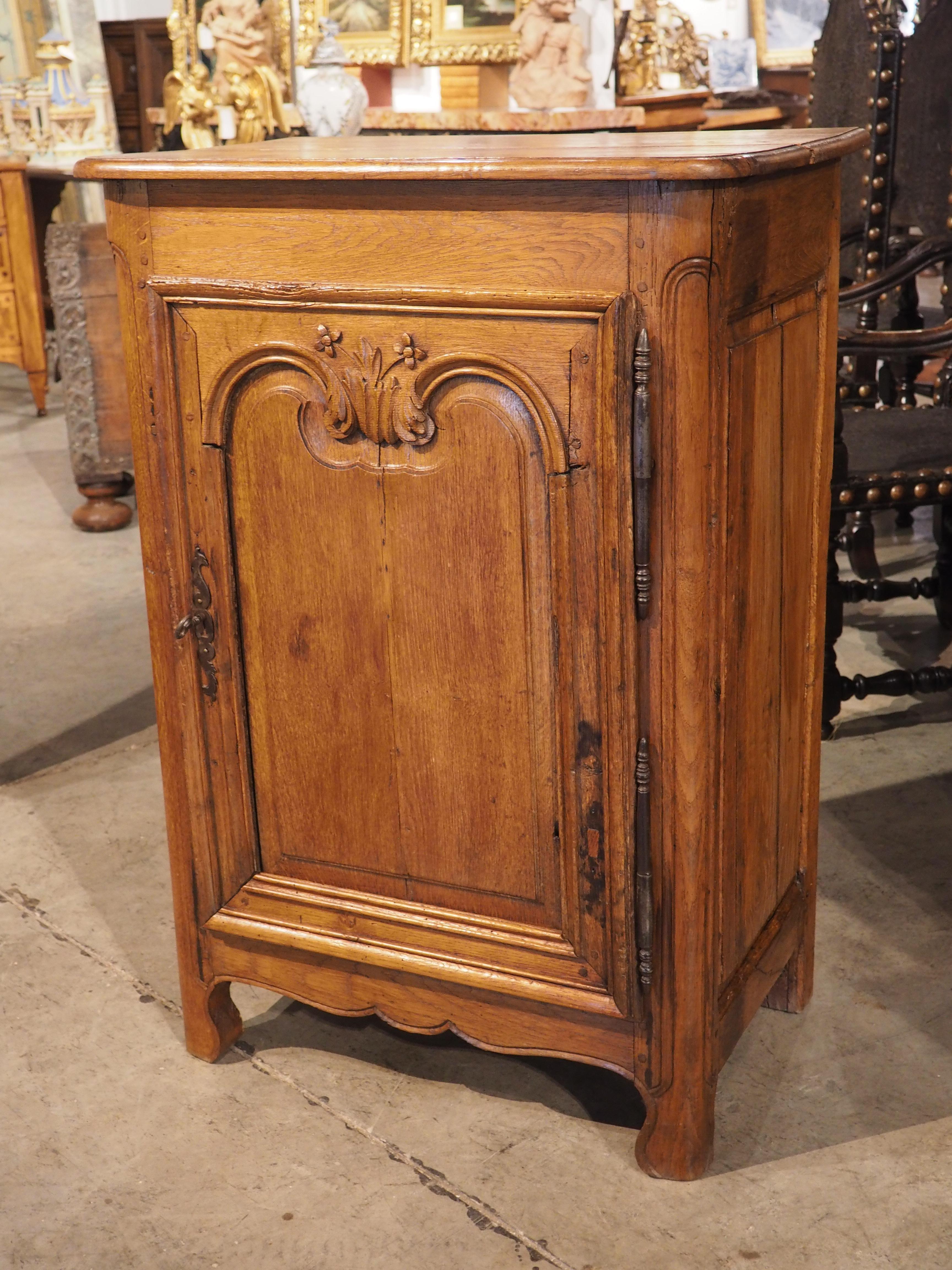19th Century Oak Confiturier Cabinet from Normandy, France For Sale 6