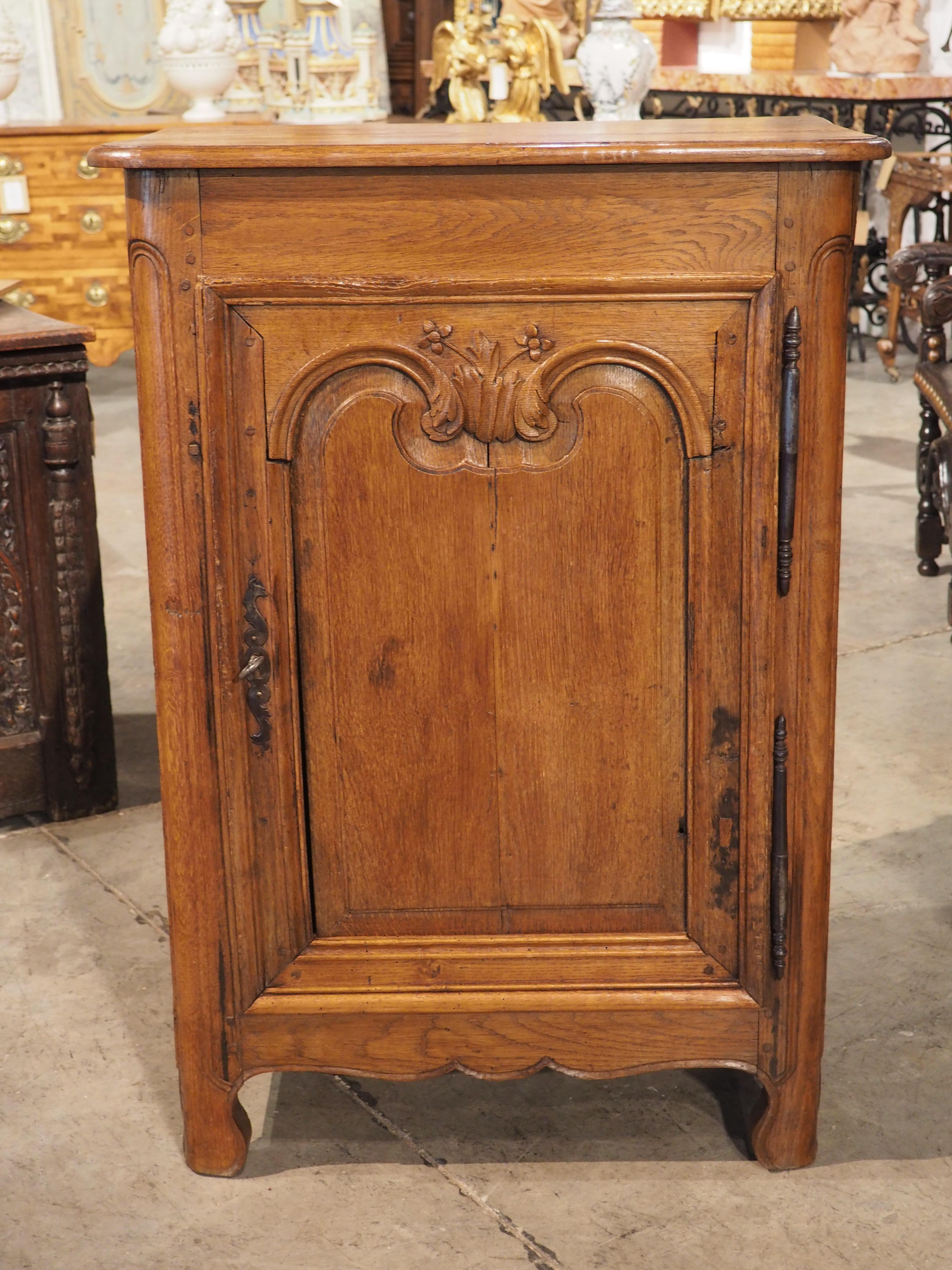 19th Century Oak Confiturier Cabinet from Normandy, France For Sale 7