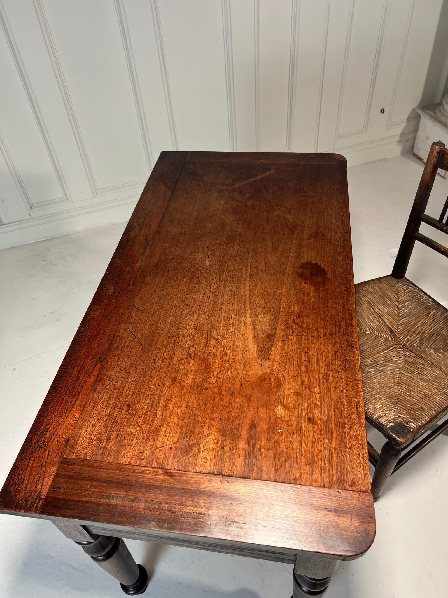 19th Century Oak Console Table For Sale 6