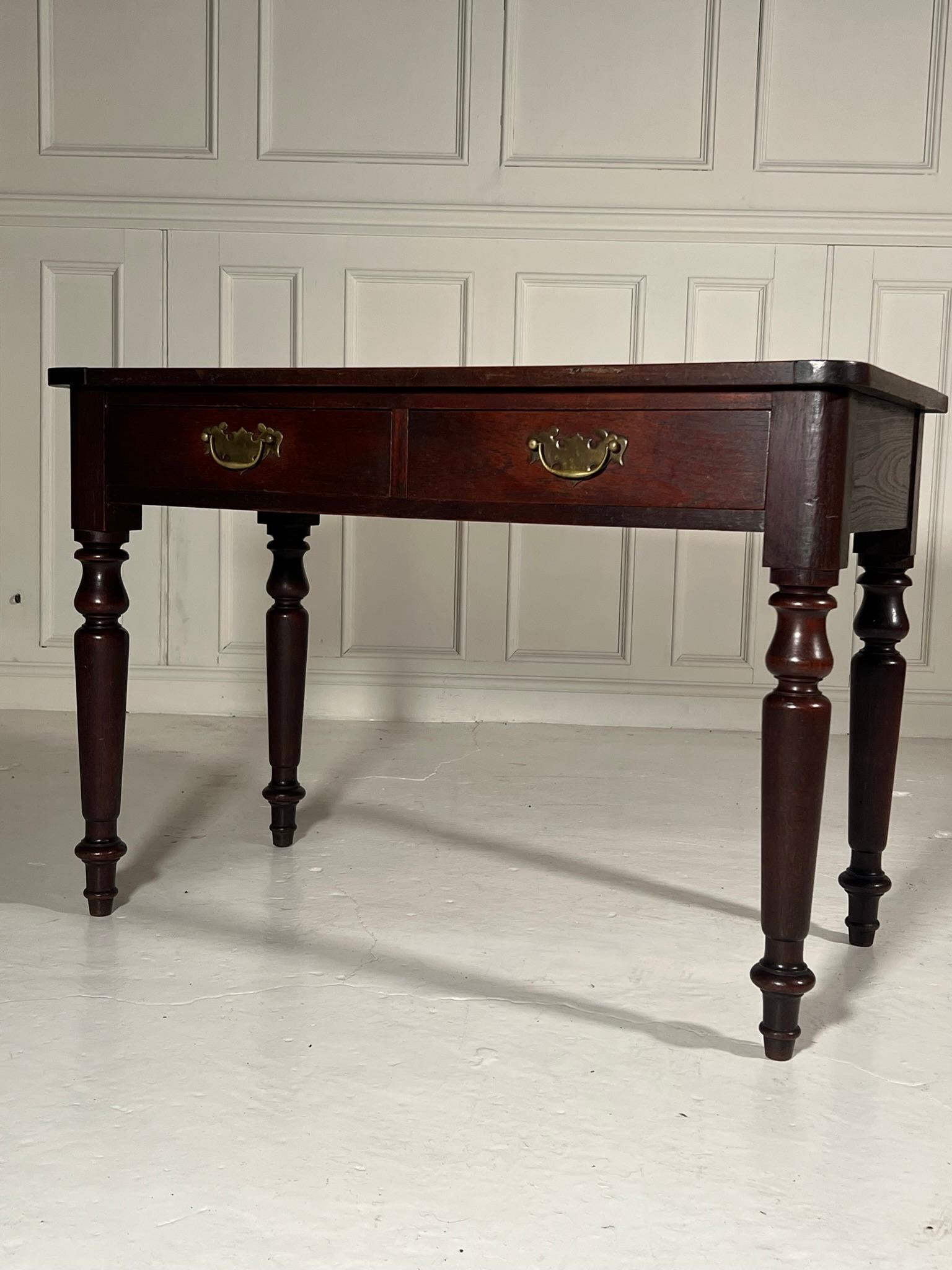 British 19th Century Oak Console Table For Sale