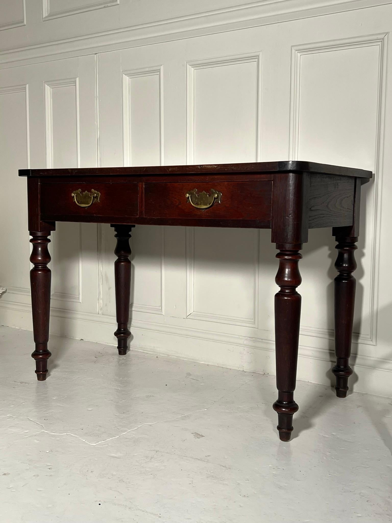 19th Century Oak Console Table For Sale 4
