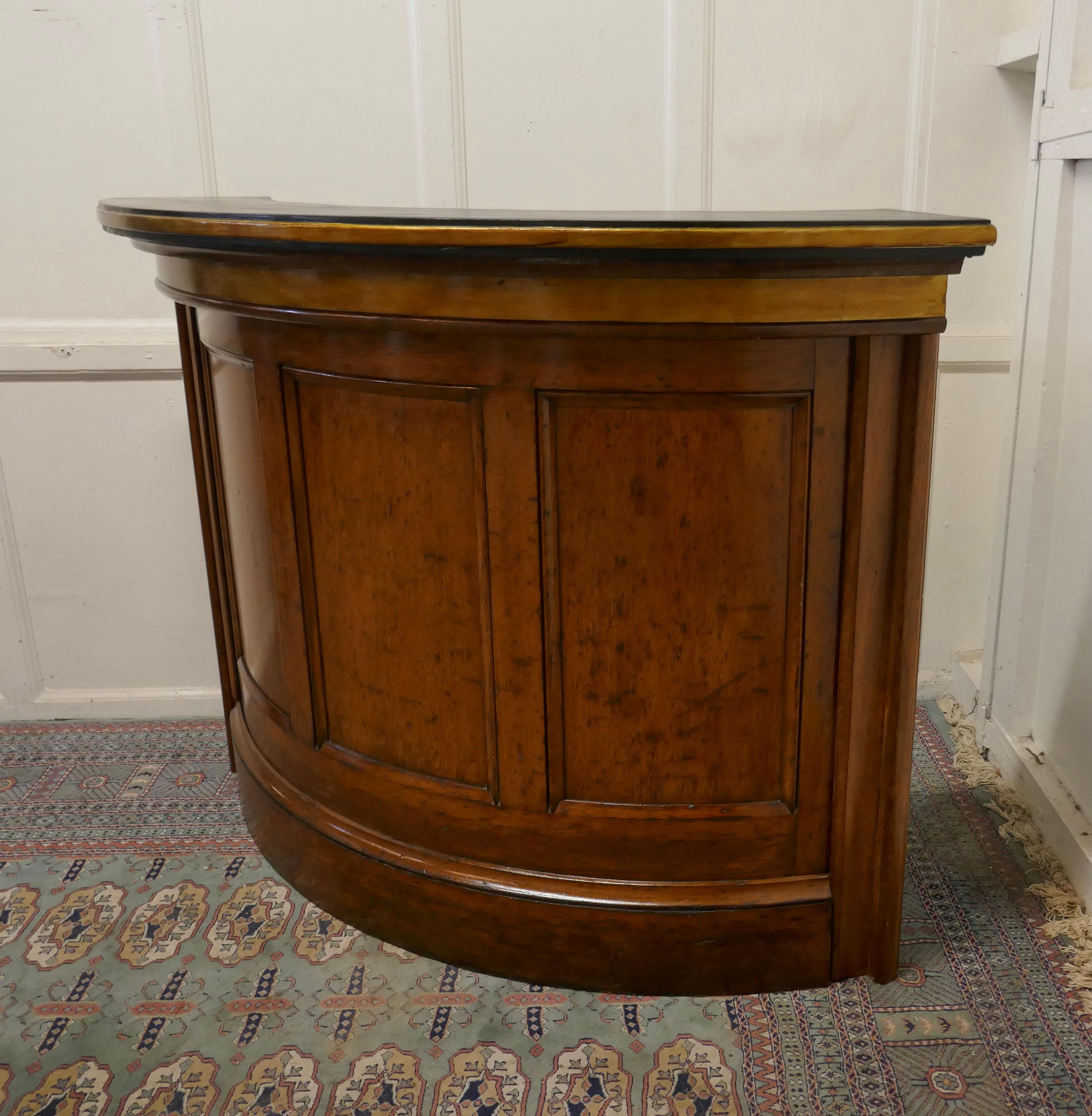 Palladian 19th Century Oak Courtroom Dock, Restaurant Reception Greeting Station, Greeter