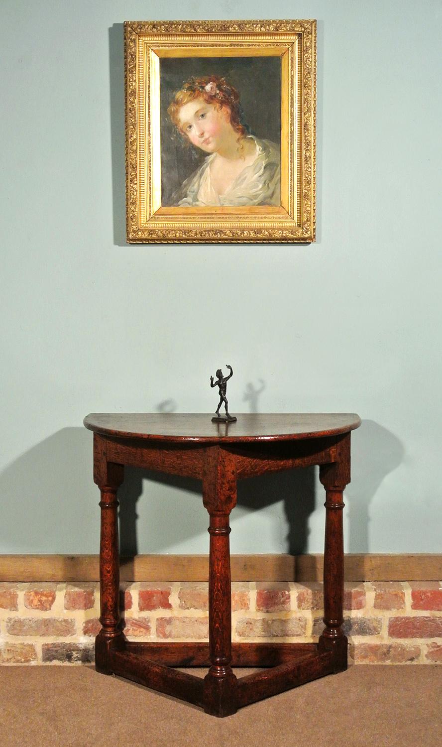 19th Century Oak 'Credence' Style Table 3