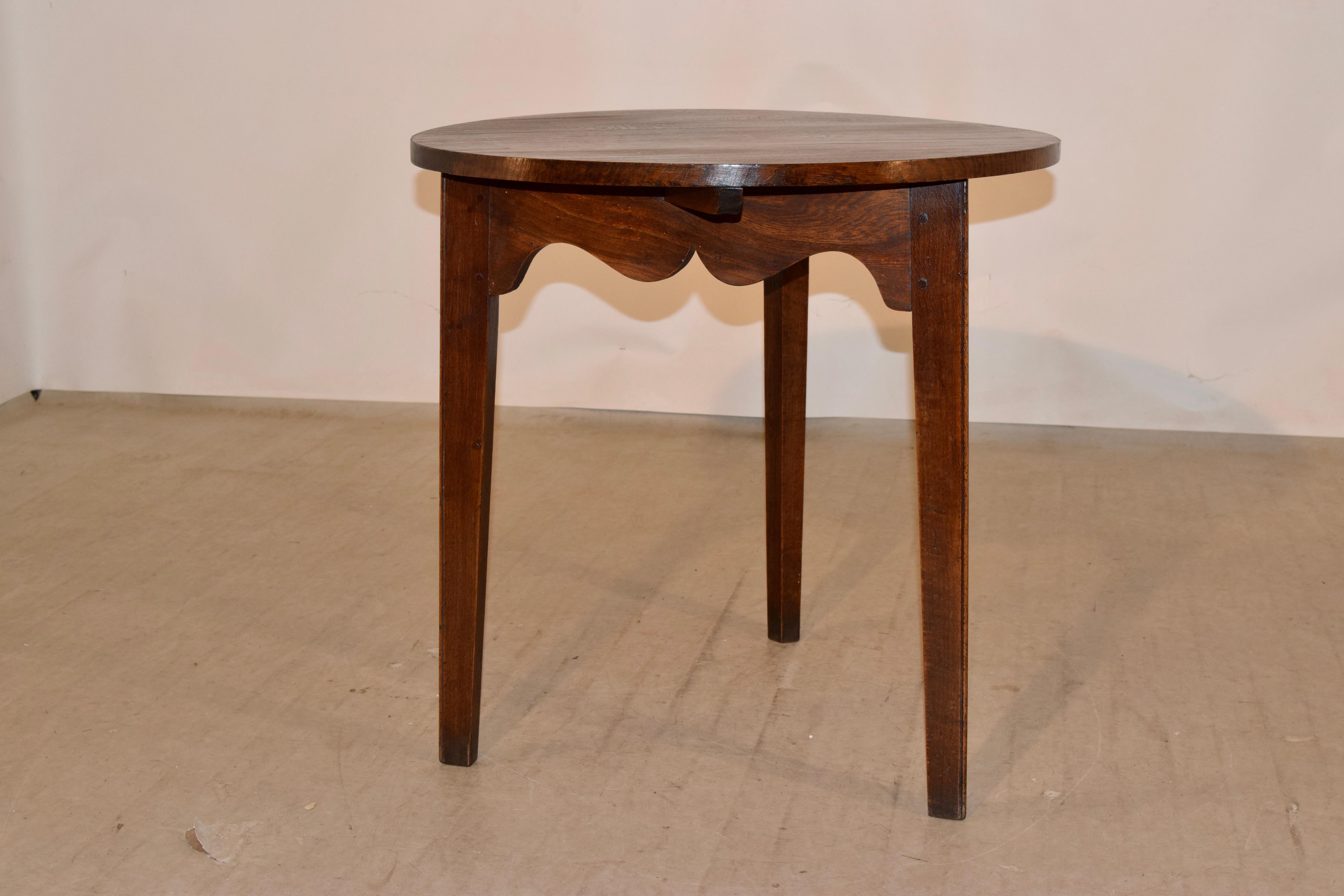 19th Century Oak Cricket Table 1